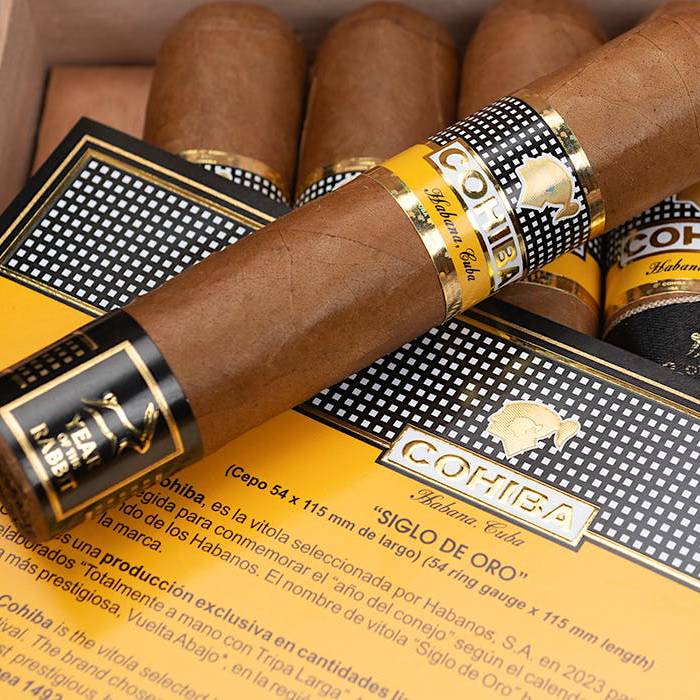 Cohiba Siglo de Oro Year of the Rabbit Línea 1492 Habanos S.A. Cuban cigar NFC technology Triple fermentation Premium cigar Lunar New Year Siglo Series