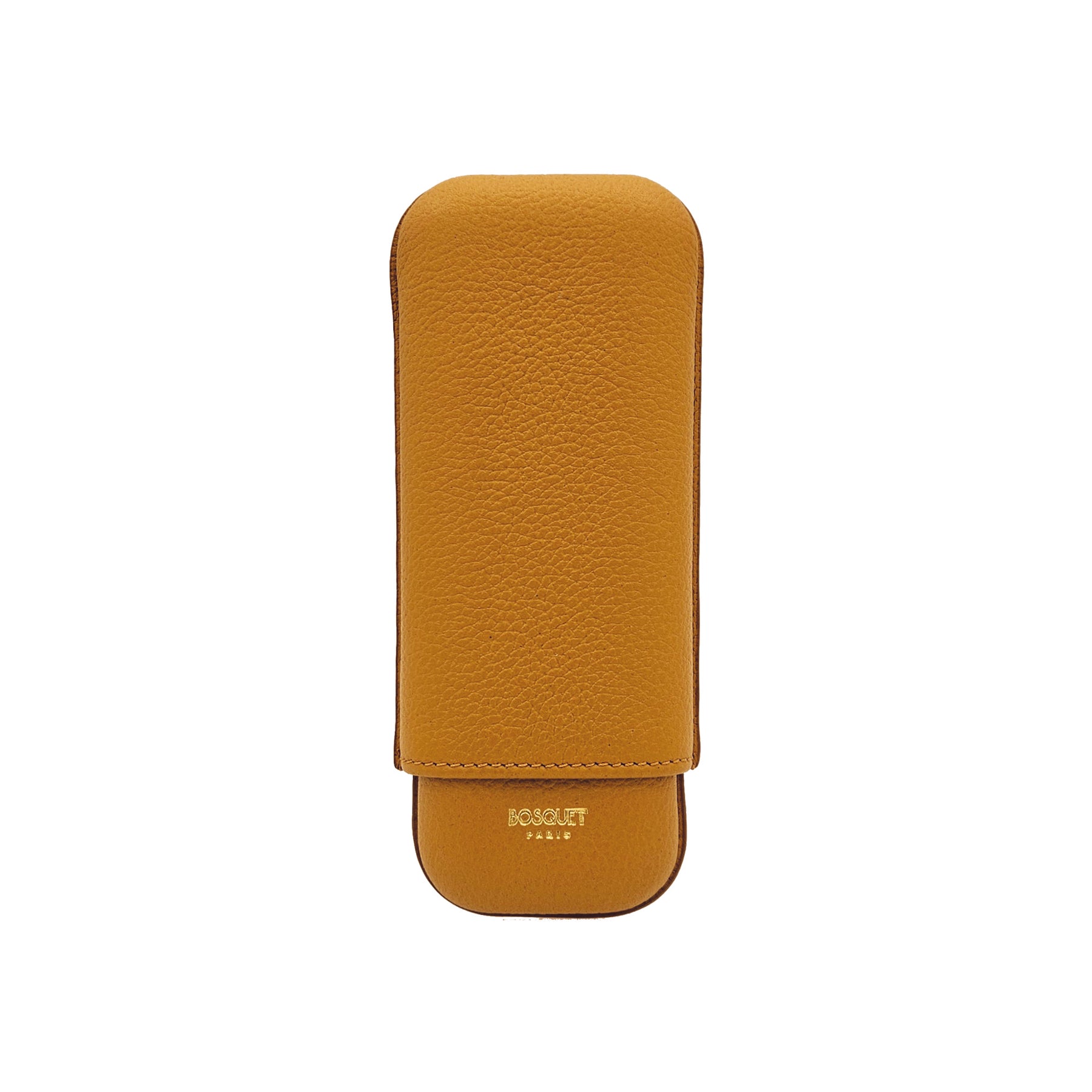 Paris Grained Calf Two Cigar Case - GOLDEN