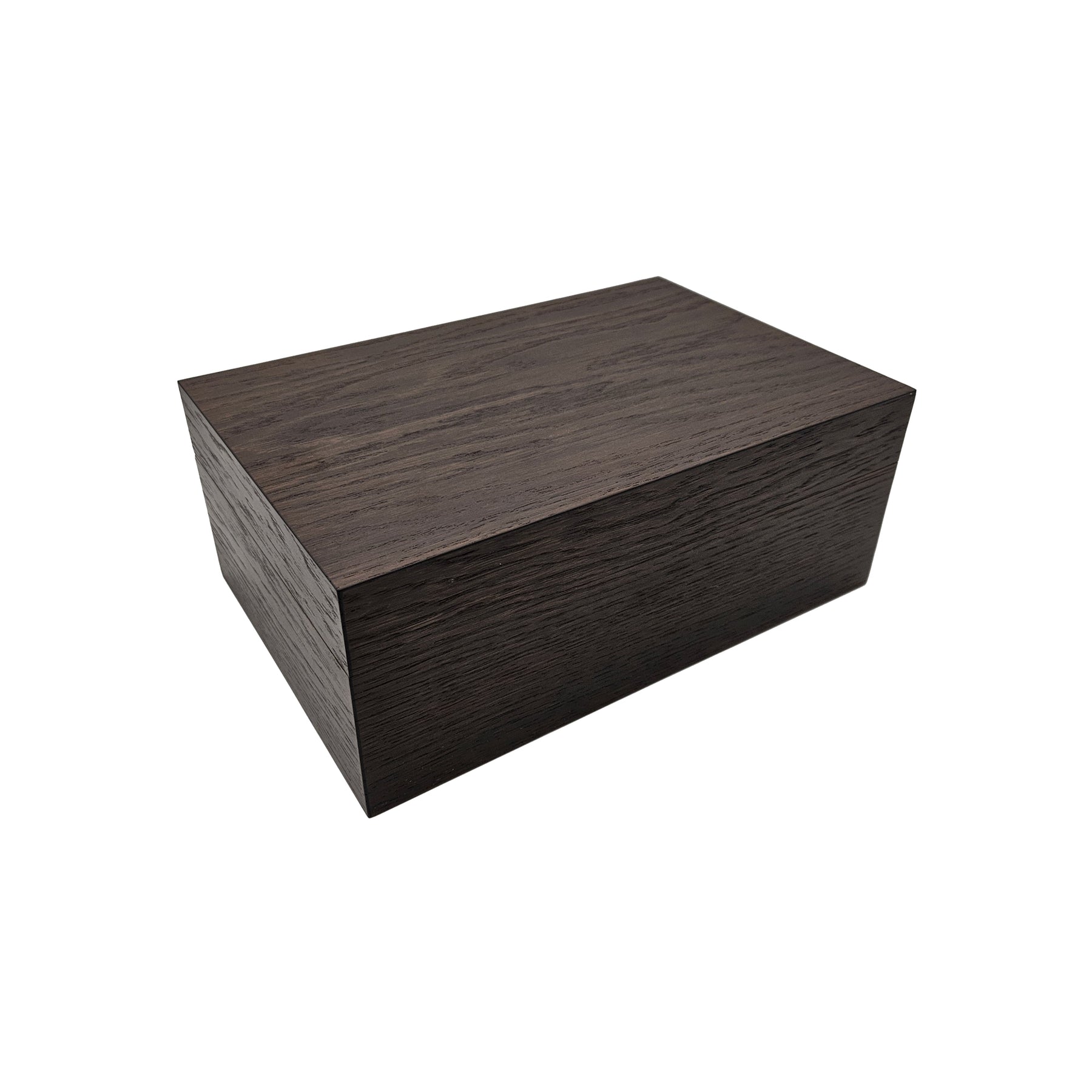Humidor in Swamp Oak rounded corners