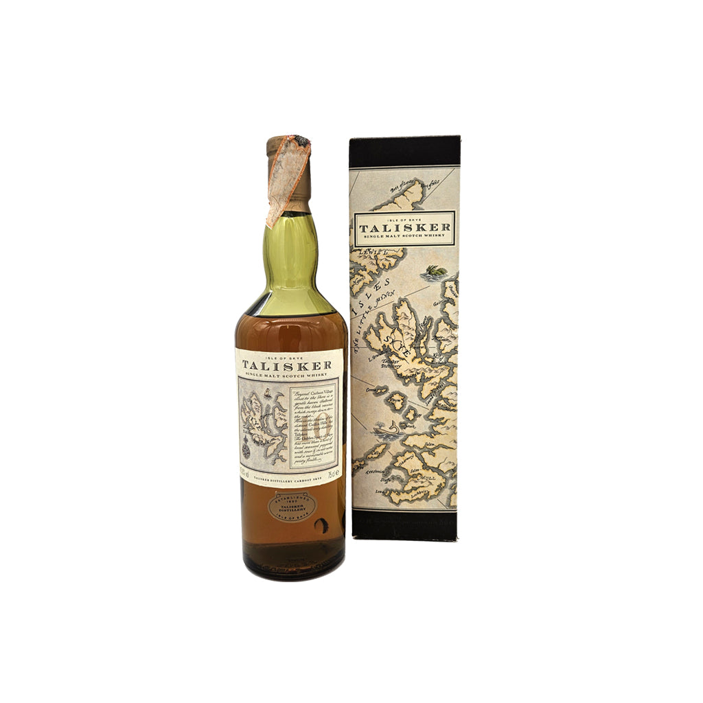 TALISKER 10 Years Old Map Label 1980 45.8%