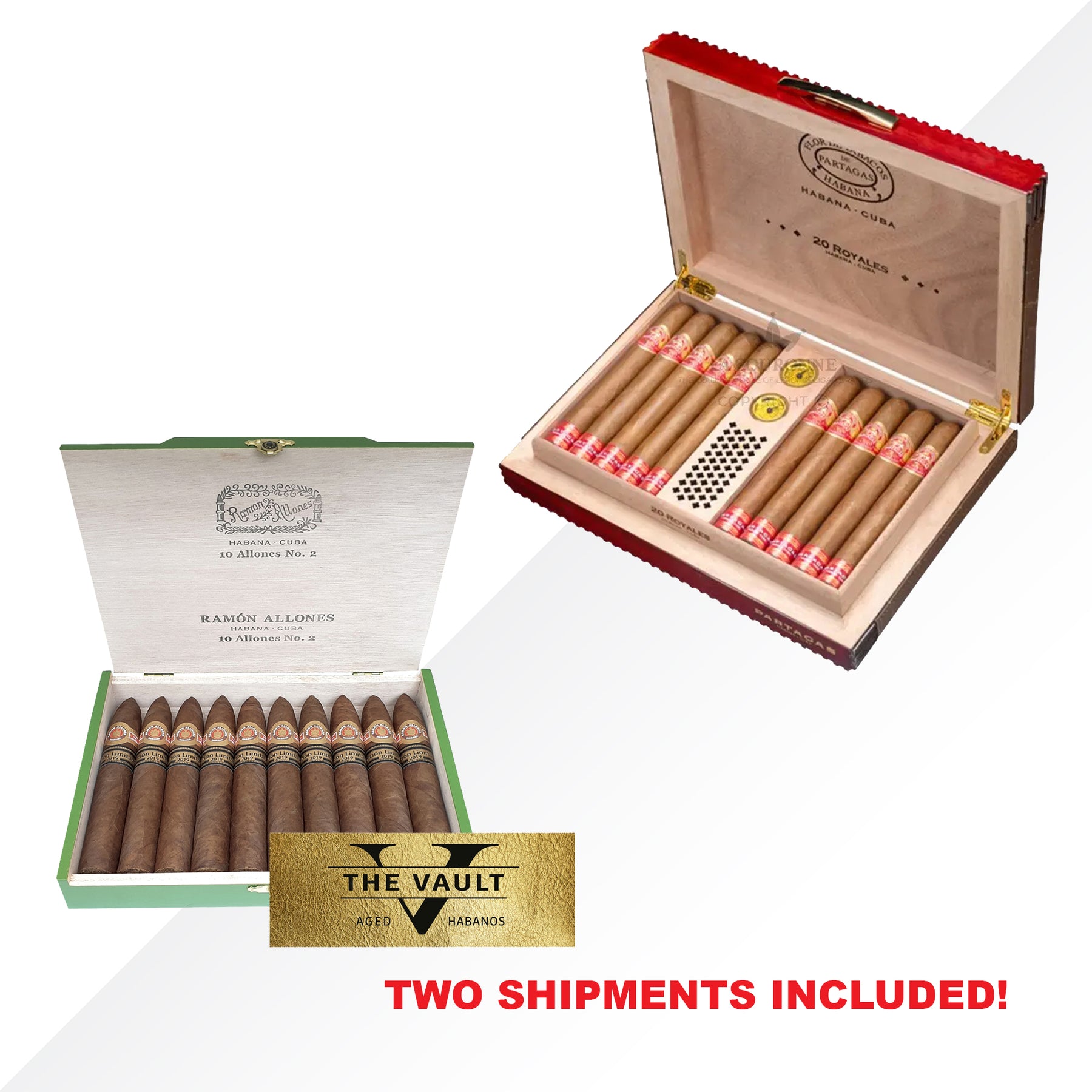Ramon Allones No.2 - The Vault 2021 + Partagas Royales 20pcs
