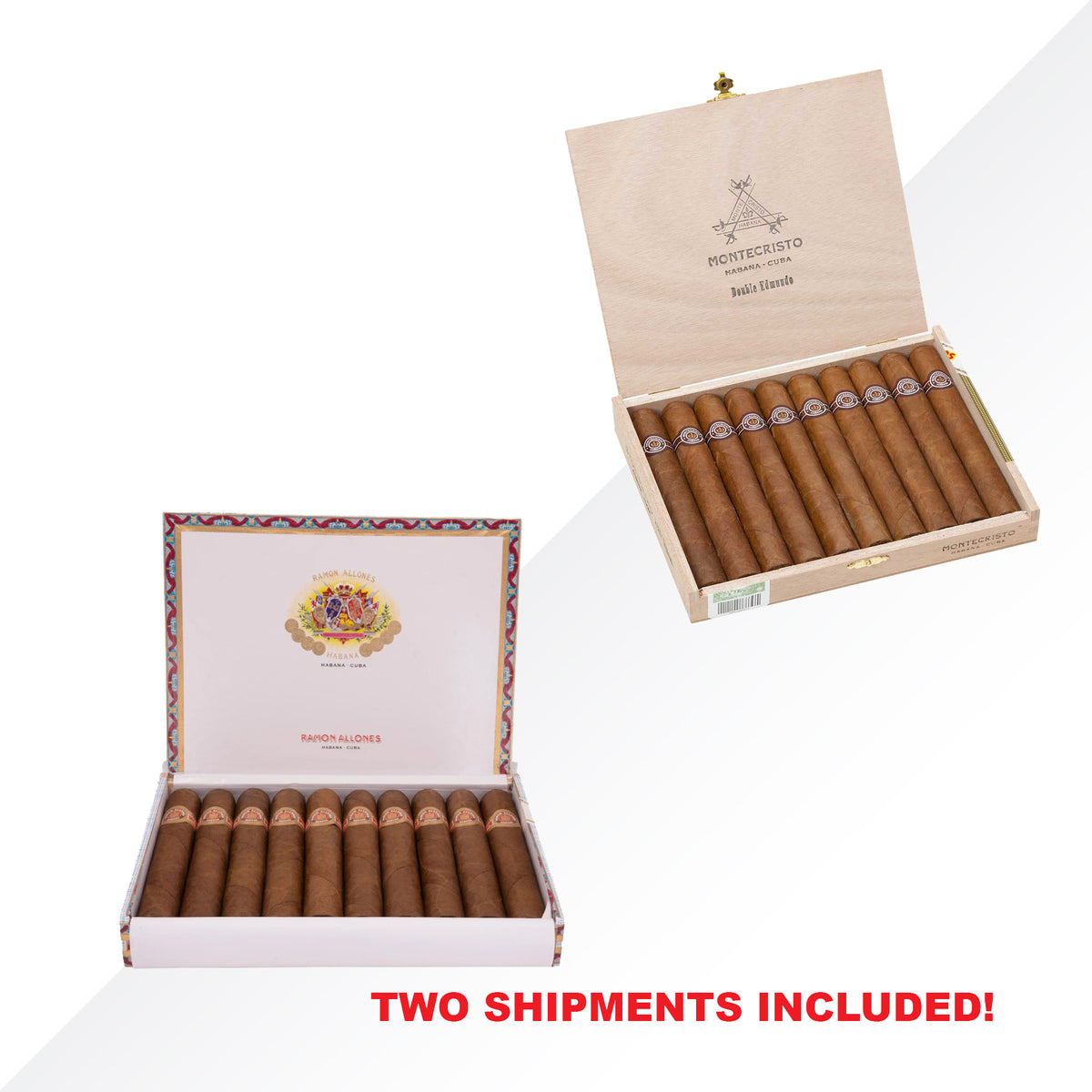 Allones No.3 10pcs + MONTECRISTO DOUBLE EDMUNDO 10pcs COMBO
