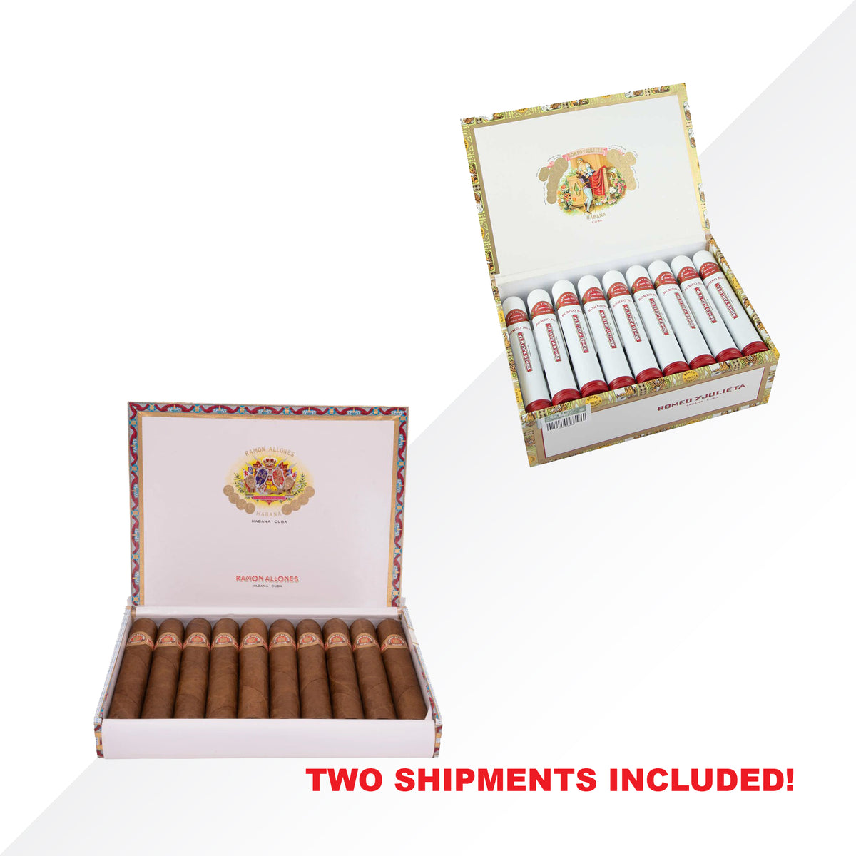 Ramon Allones No.3 10pcs + Romeo y Julieta No.3 A/T 25pcs COMBO