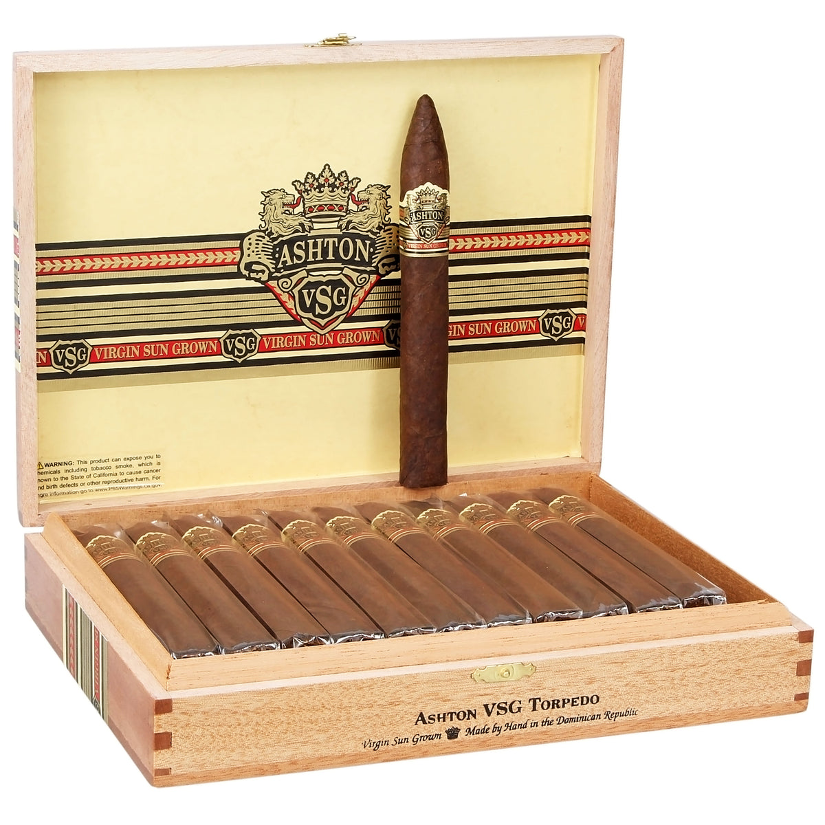 Ashton Virgin Sun Grown Torpedo