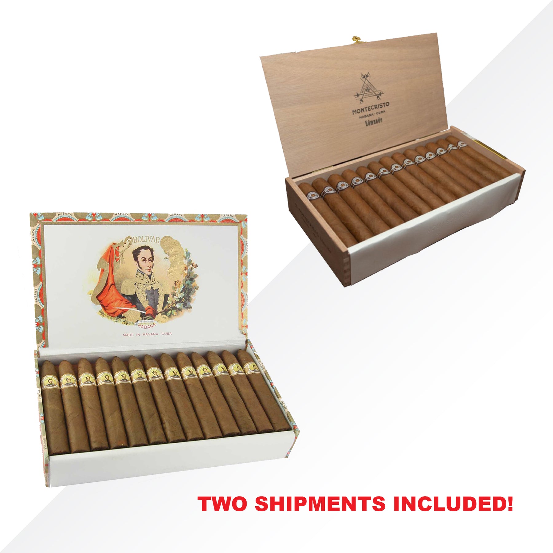 Bolivar Belicosos Finos + Montecristo Edmundo