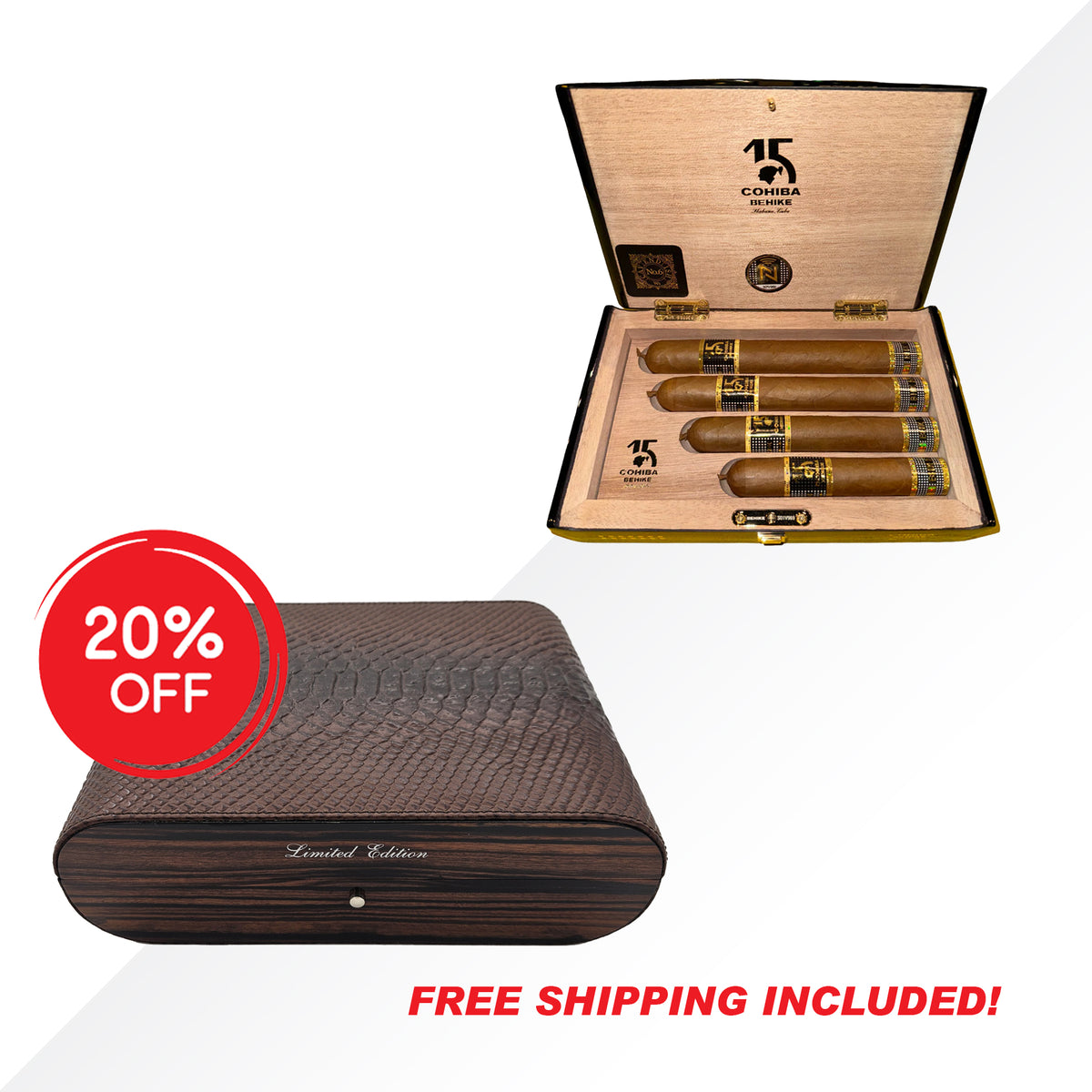 BEHIKE 15 ANIVERSARIO SELECTION + GENTILI TRAVEL HUMIDOR LE COMBO