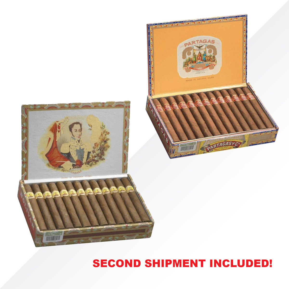 Bolivar Petit Corona + Partagas Mille Fleurs