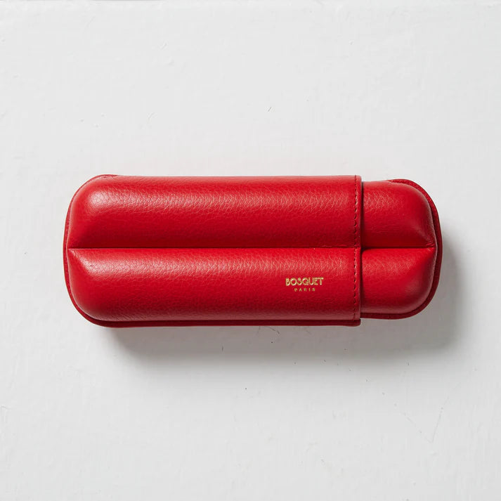 Paris Grained Calf Two Cigar Case - POMODORO