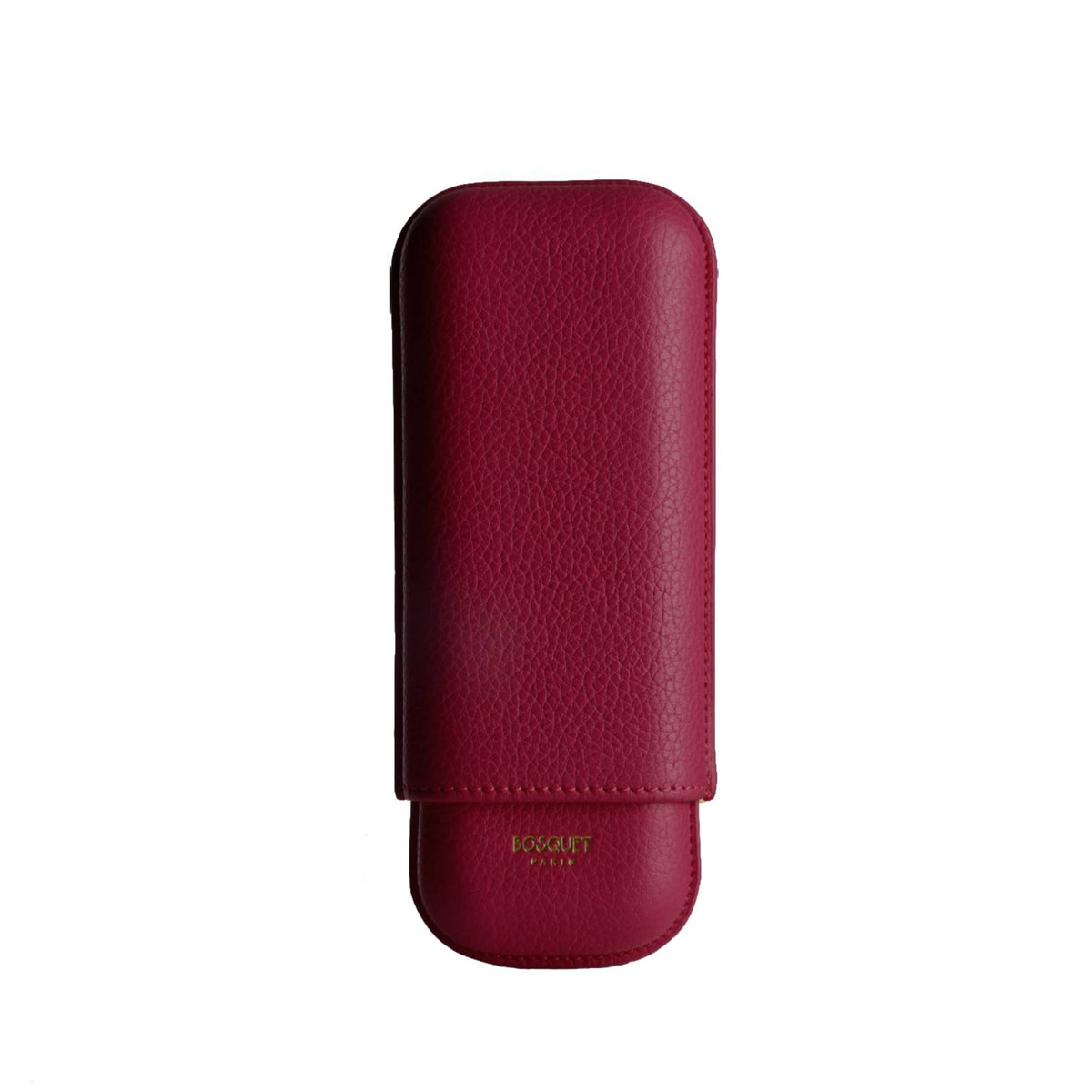 Paris Grained Calf Two Cigar Case - VIOLET