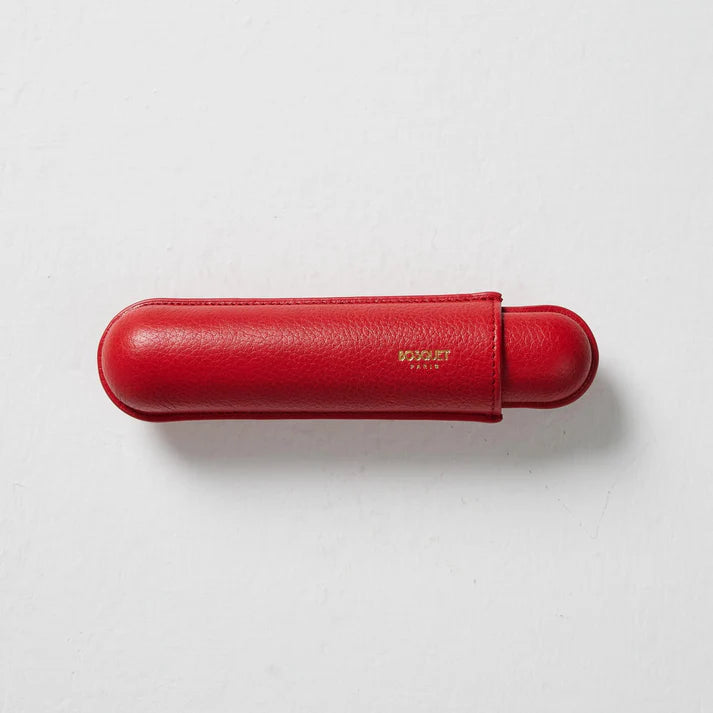 Paris Grained Calf Single Cigar Case - POMODORO