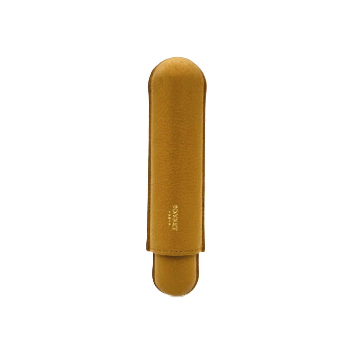 Paris Grained Calf Single Cigar Case - GOLDEN