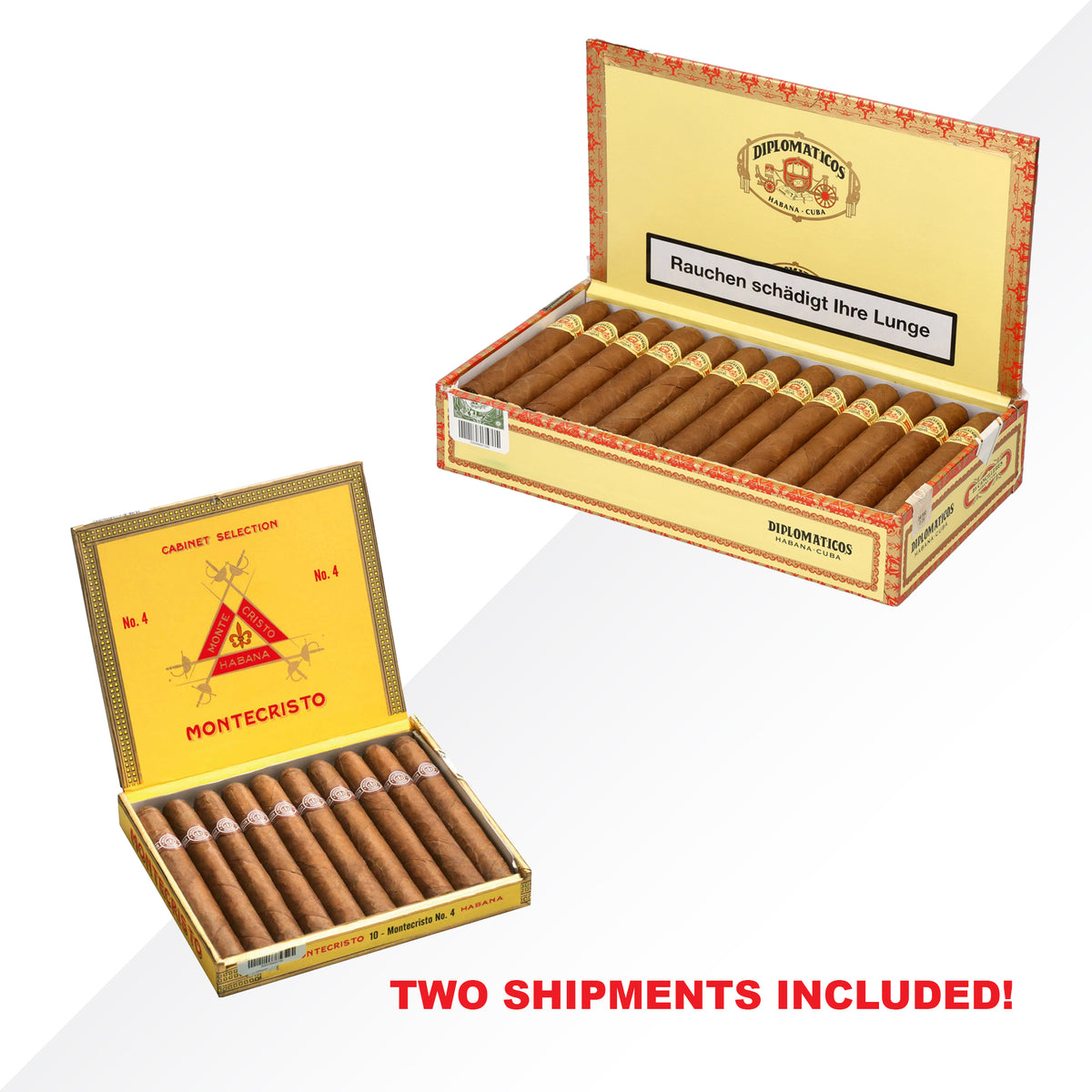 CANCILLERES 25pcs - MONTECRISTO No.4 10pcs COMBO