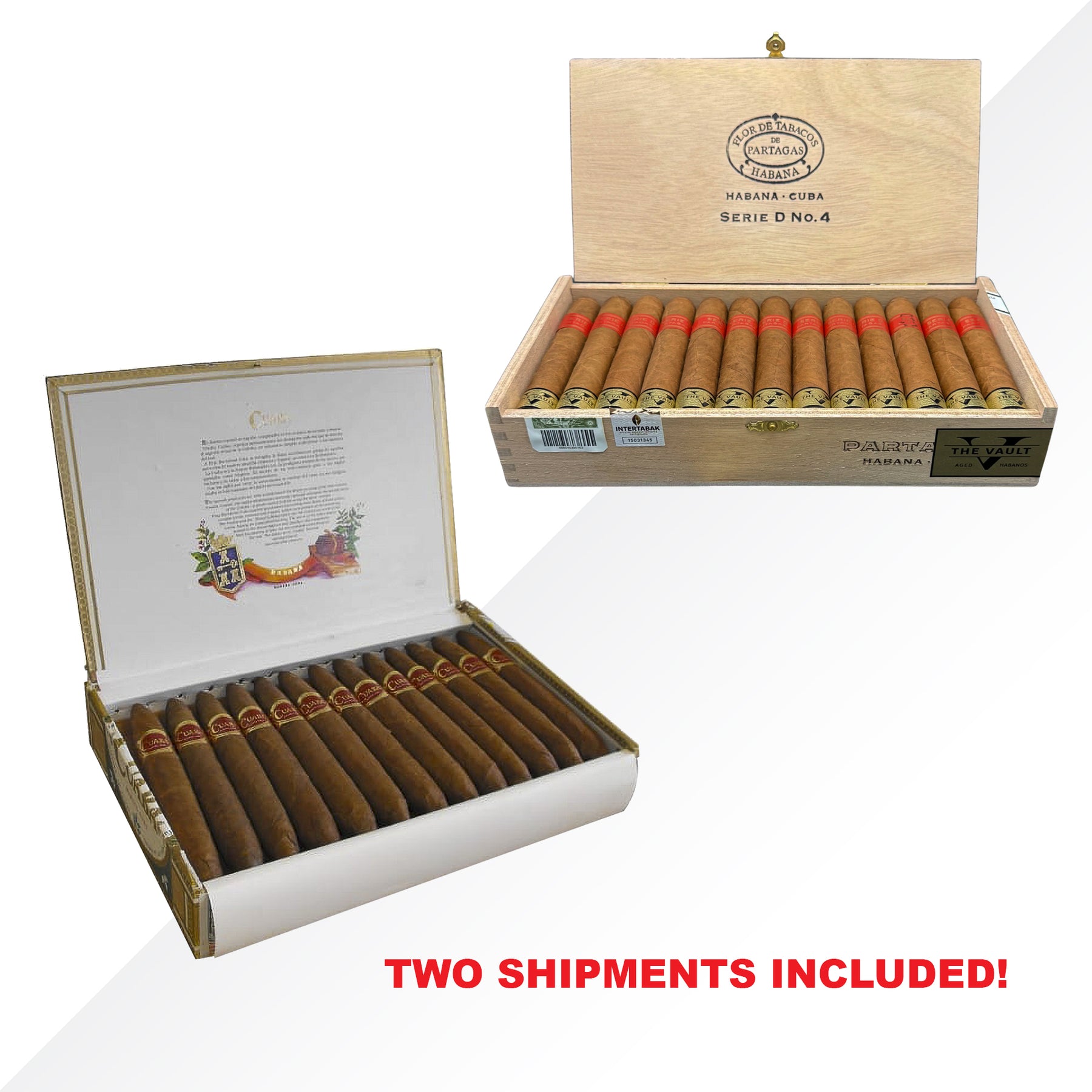 Partagas Serie D No.4 The Vault + Cuaba Exclusivos