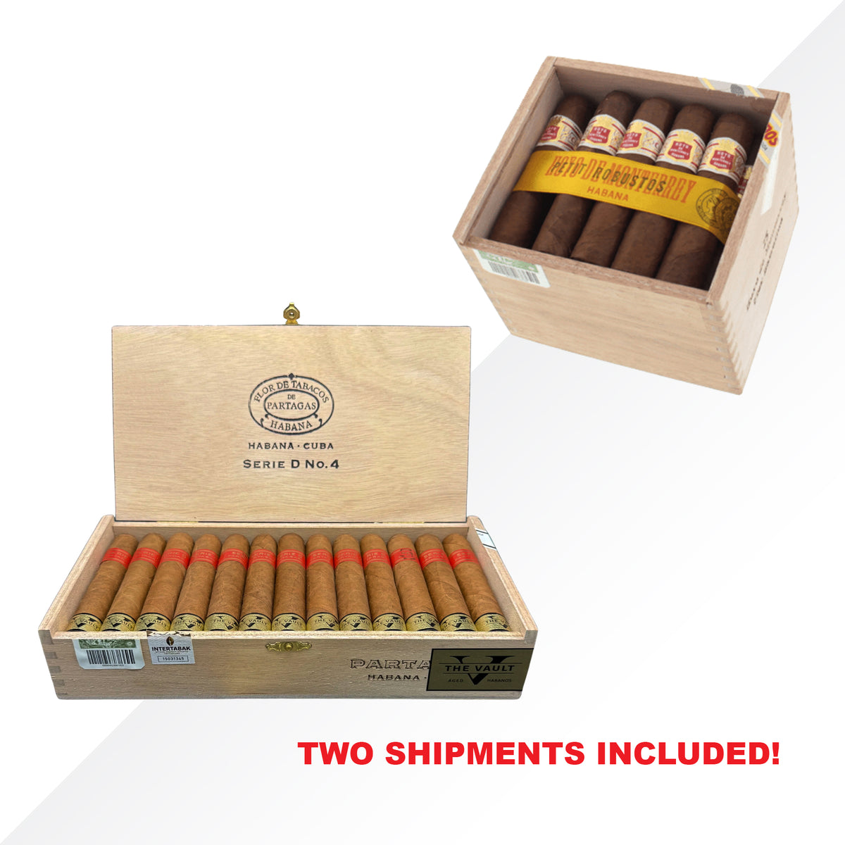 Partagas Serie D No.4 The Vault + HdM Petit Robusto