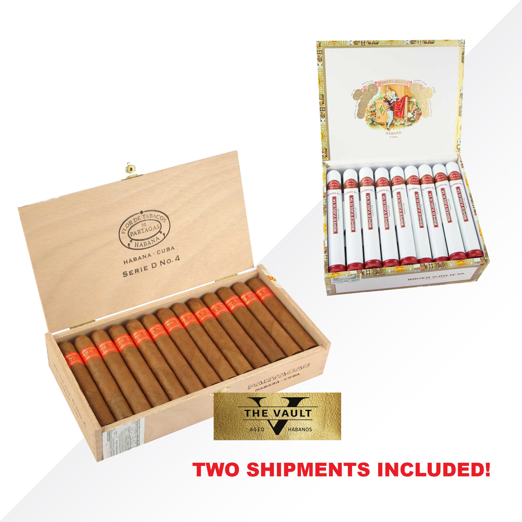 Partagas Serie D No.4 The Vault 2019 + Romeo No.1