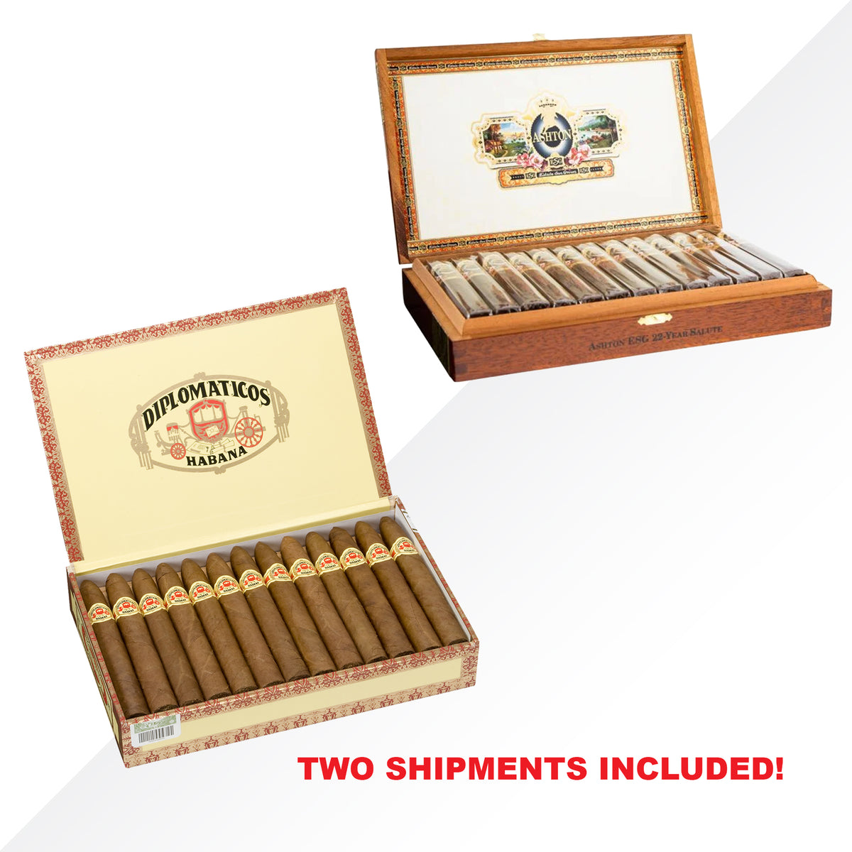 Diplomaticos No.2 + Ashton ESG 22 Years Figurado