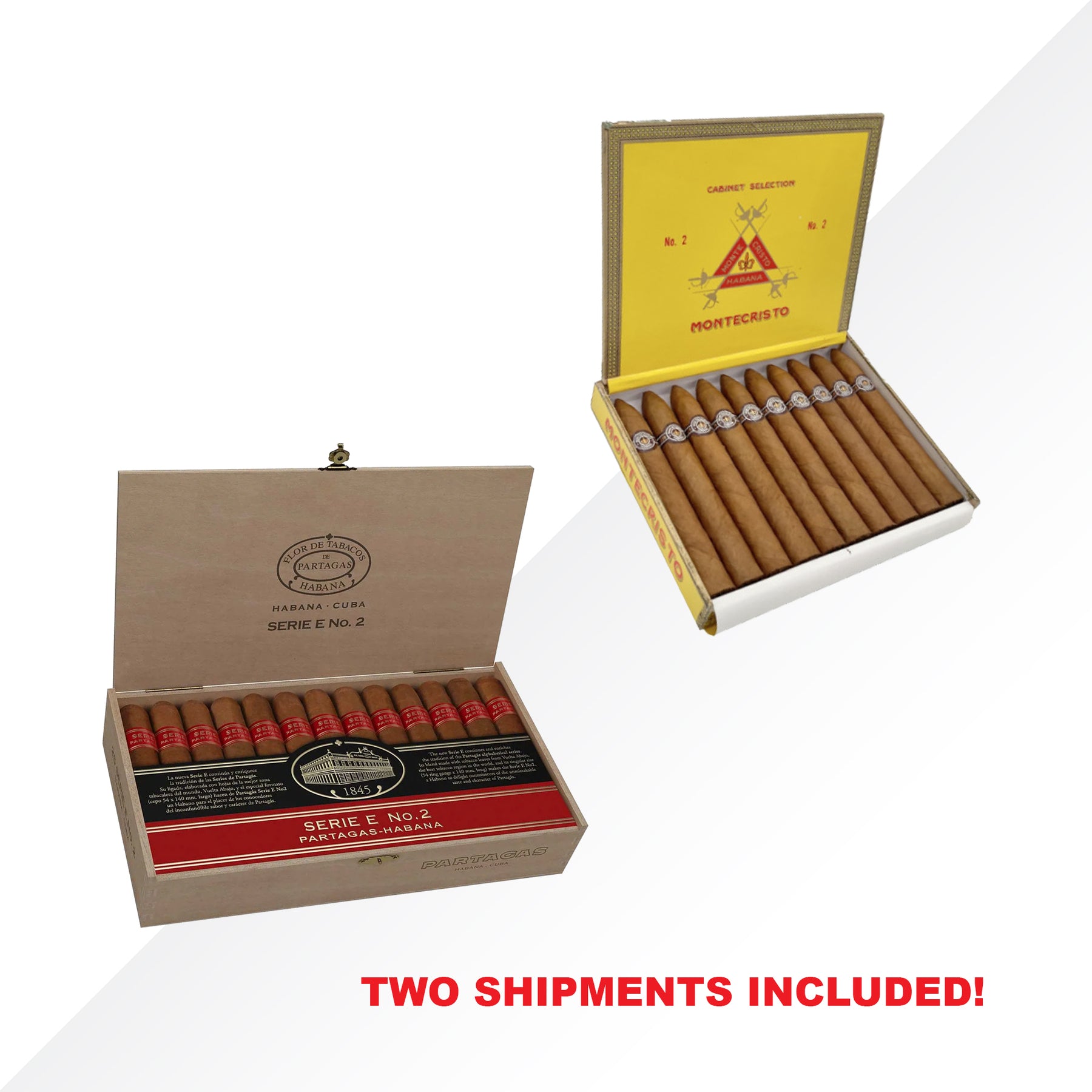 Partagas Serie E No.2 + Montecristo No.2 - COMBO