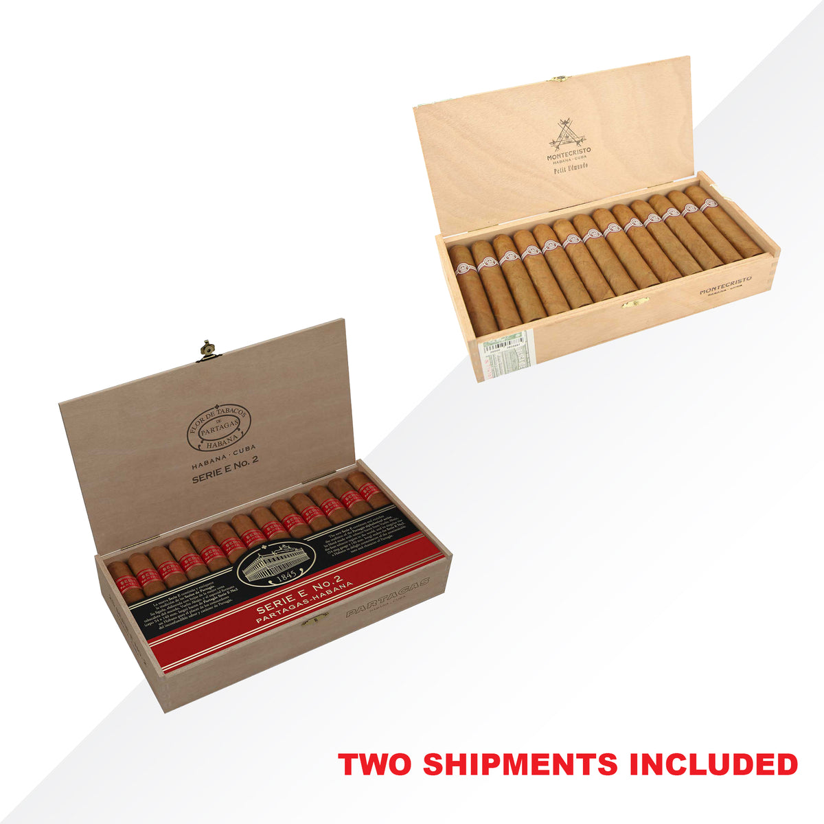 Partagas Serie E No.2 + Montecristo Petit Edmundo