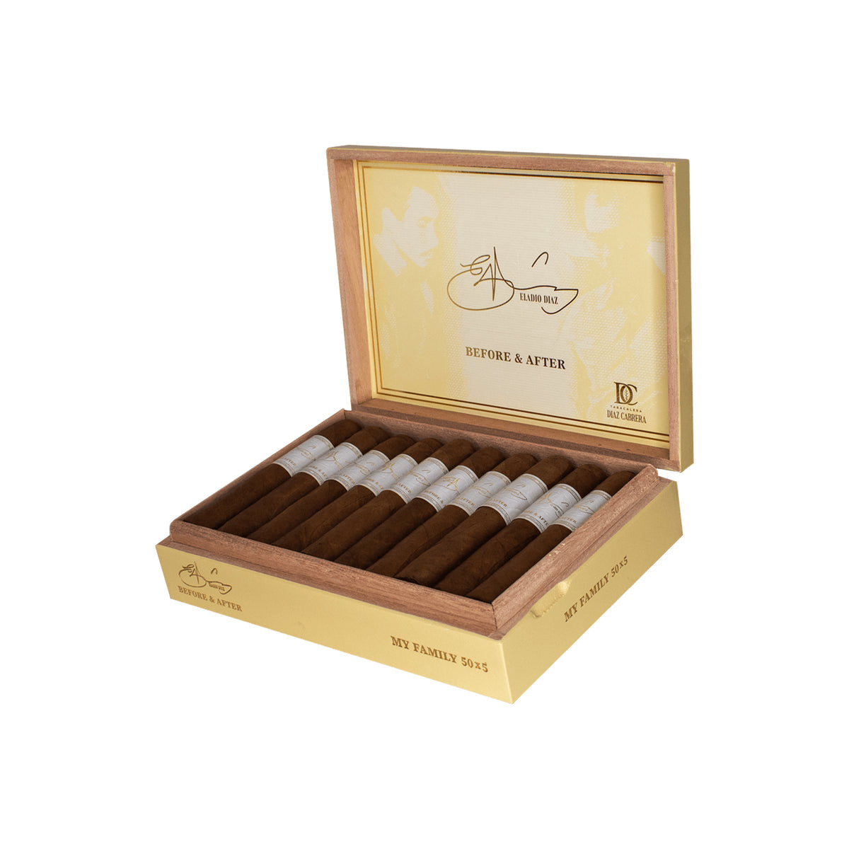 before & after My family Robusto