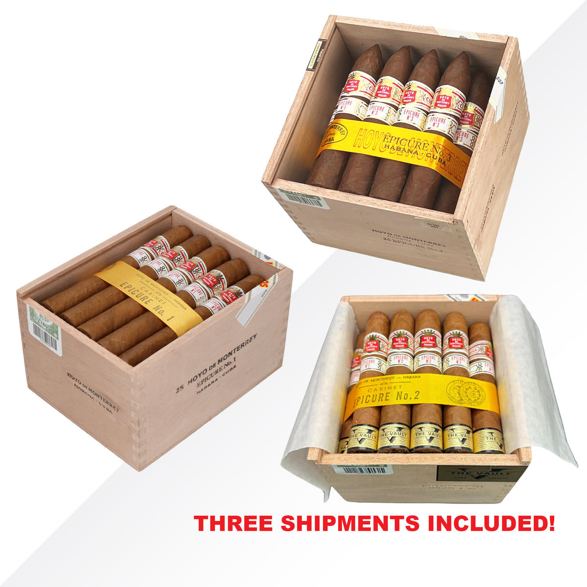 HdM Epicure No.1 + Epicure No.2 THE VAULT + Epicure No.3