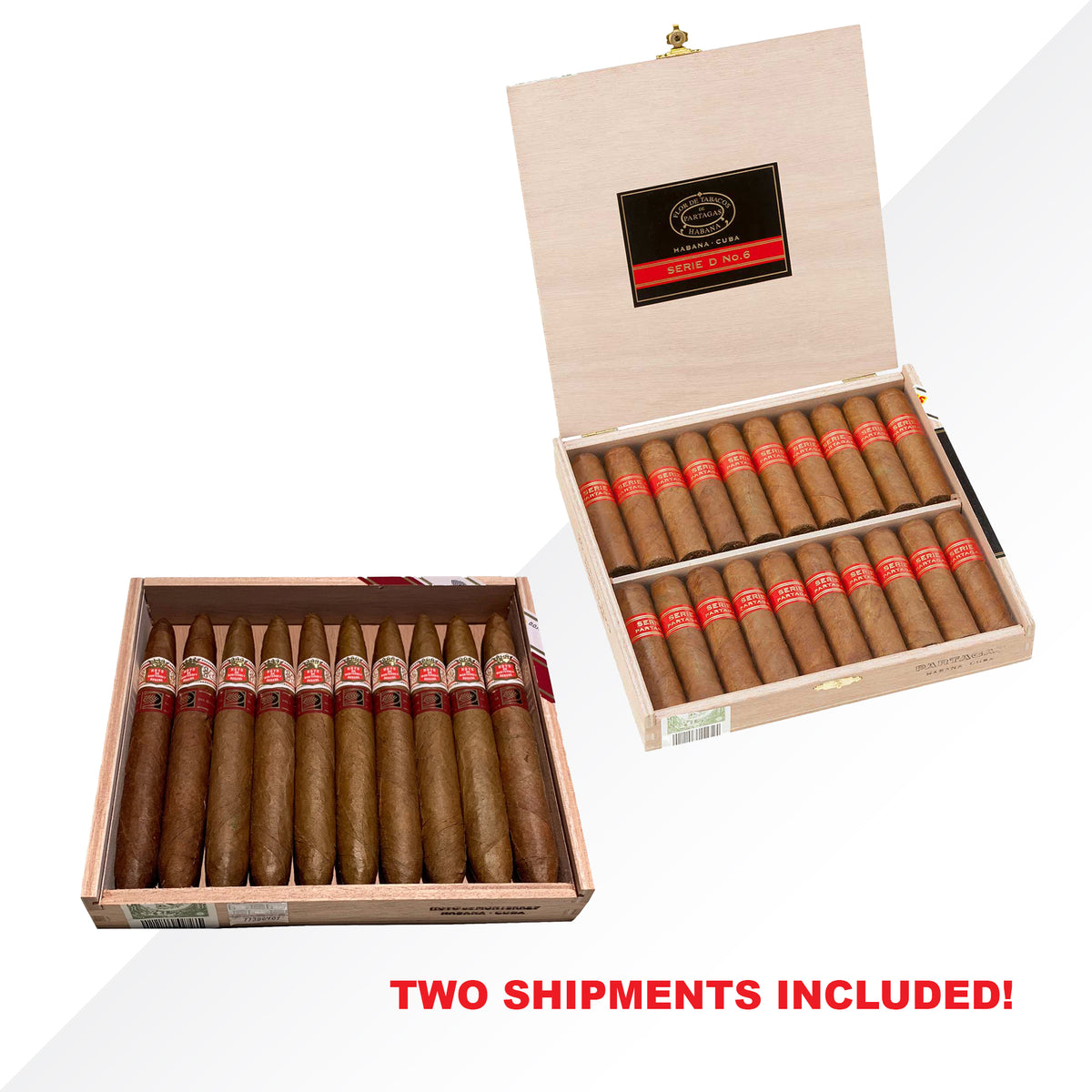 HdM Elegantes 10pcs + Partagas D No.6 20pcs COMBO