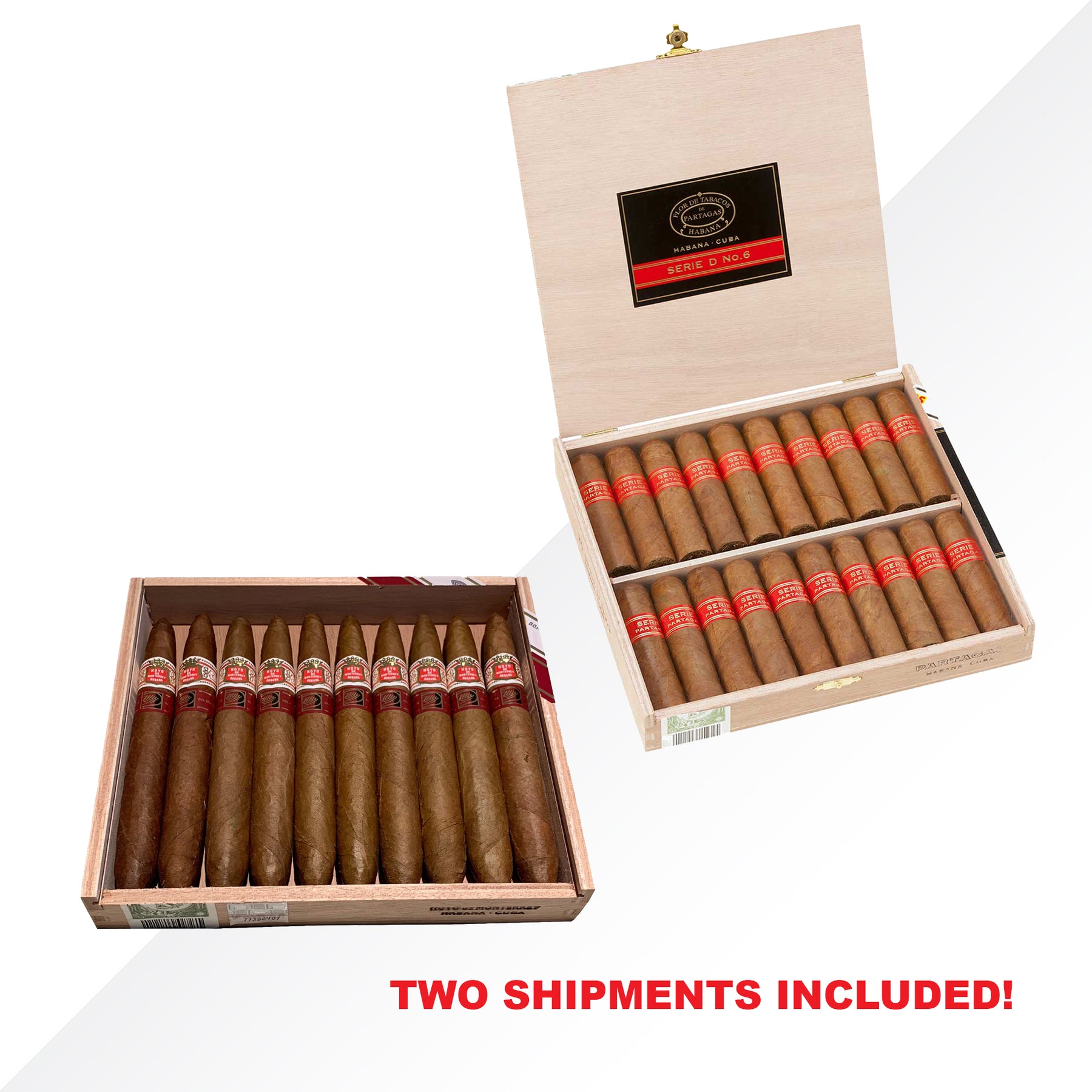 HdM Elegantes 10pcs + Partagas D No.6 20pcs COMBO