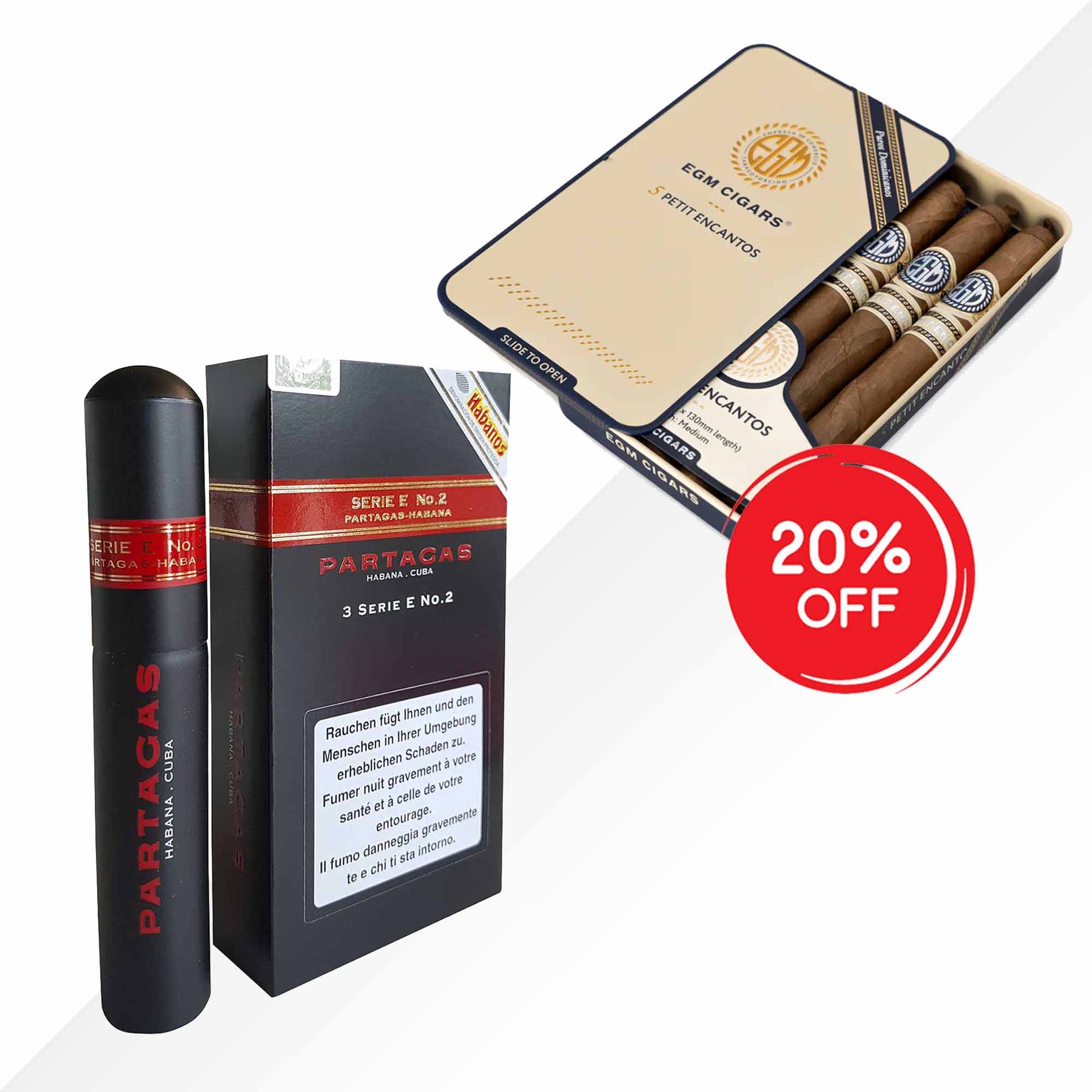 Partagas Serie E No.2 - EGM Petit Encantos COMBO