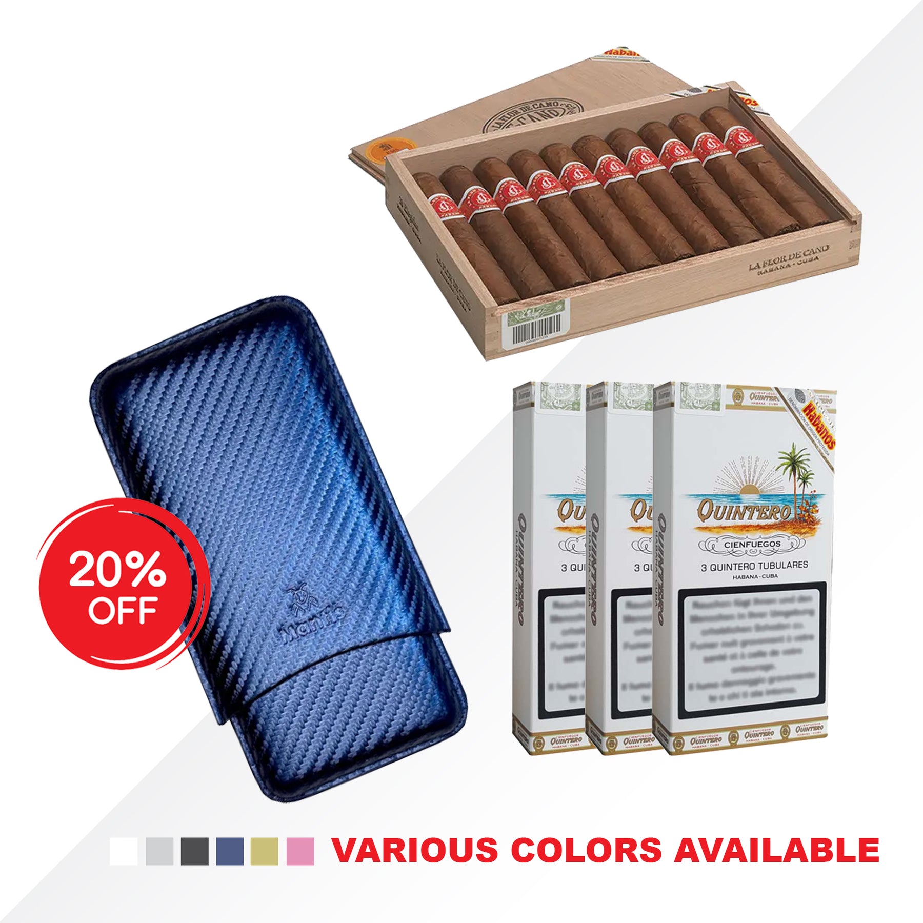 Elegidos + Tubulares 3x3 + Mantis Case 3 Cigars