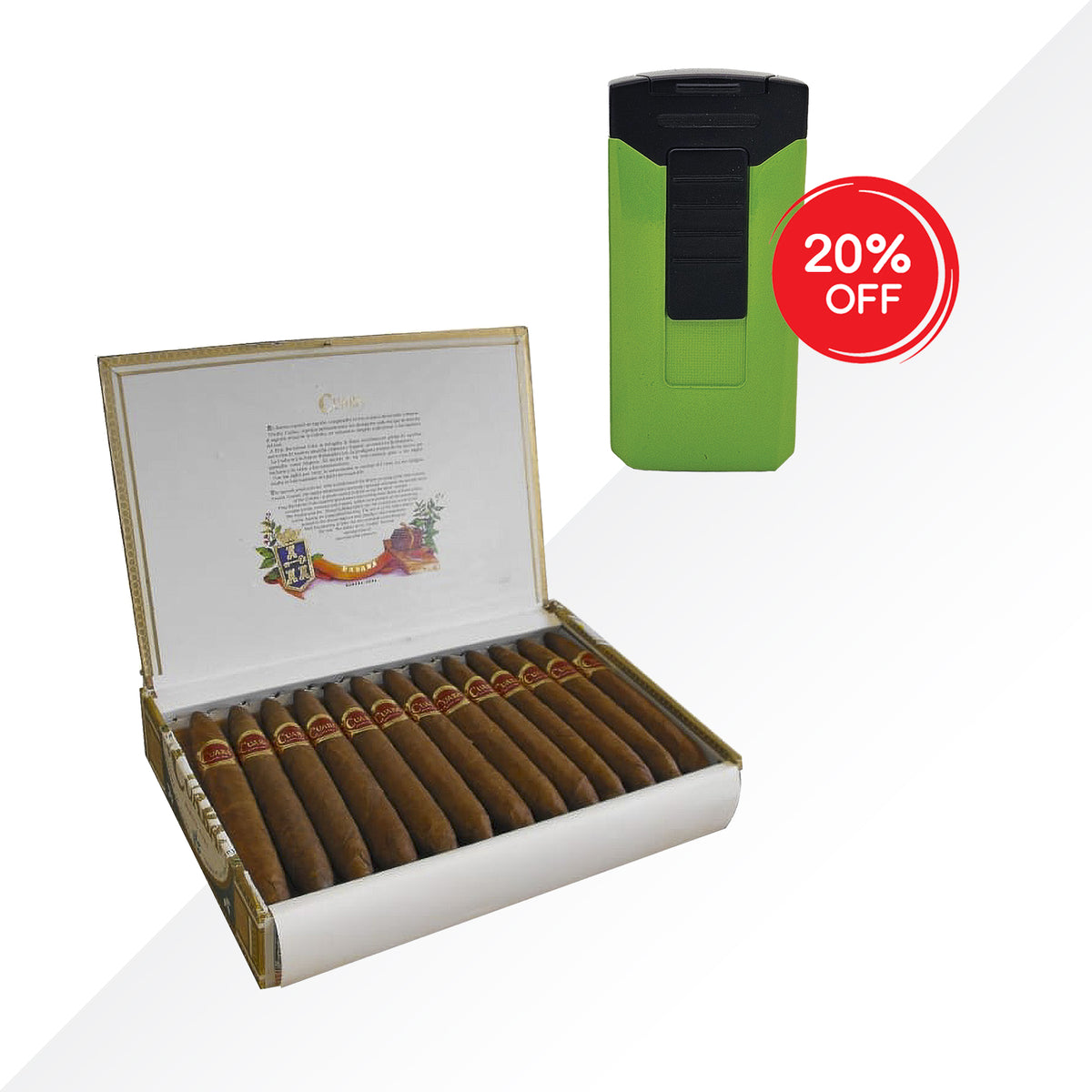 Cuaba Exclusivos + Mantis Fuego Doble COMBO