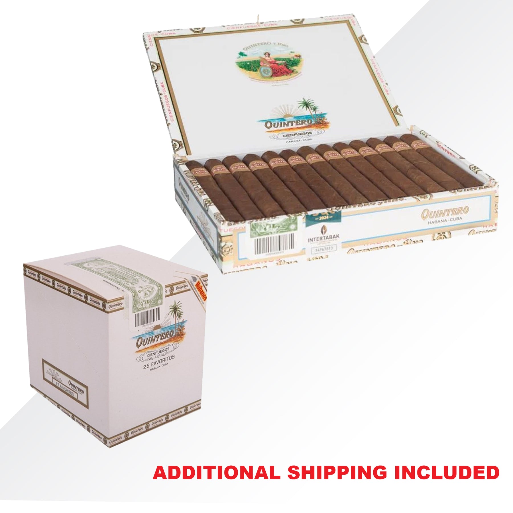 QUINTERO Favoritos 5x5pcs - Panetelas 25pcs COMBO