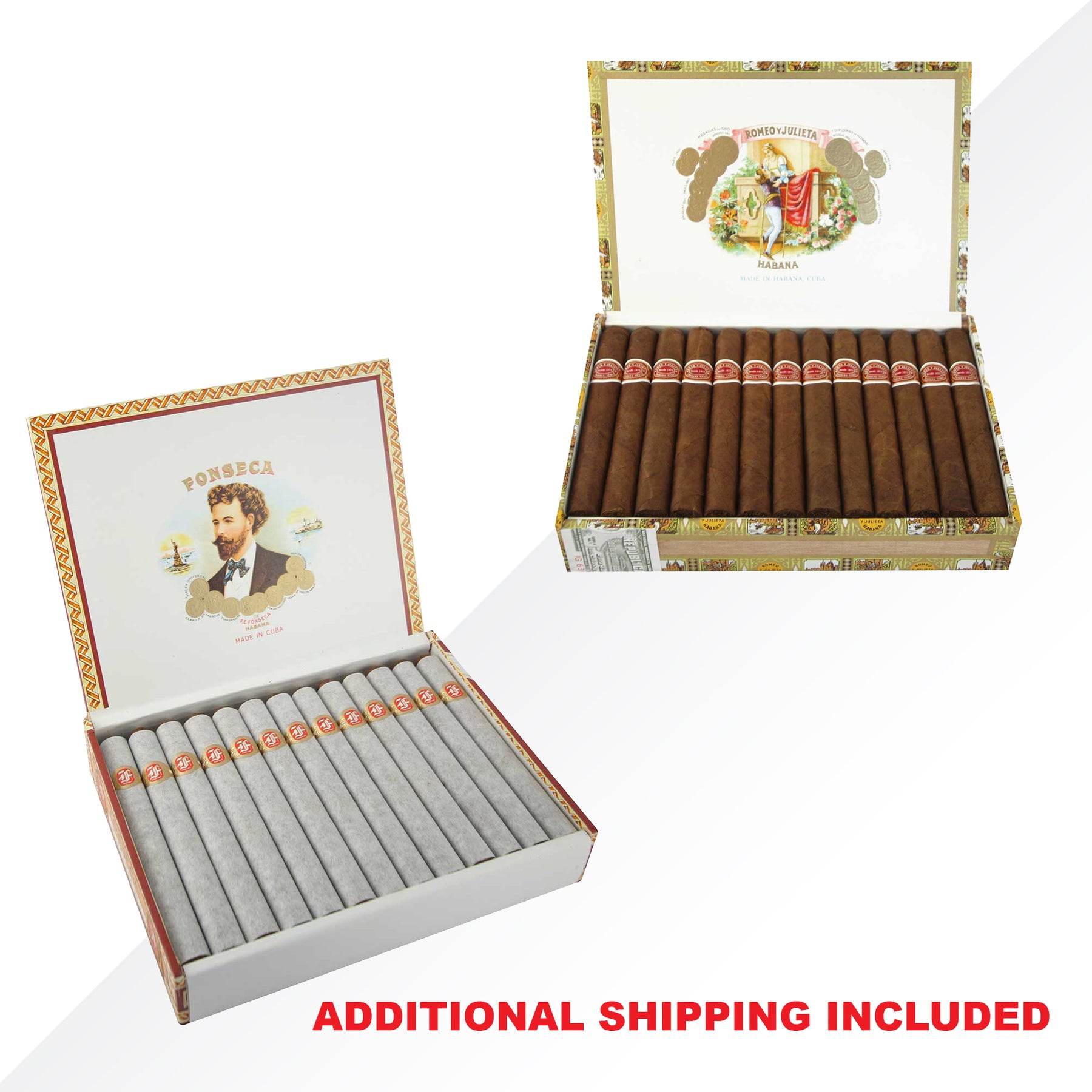 Fonseca No.1 25pcs + Romeo Mille Fleurs 25pcs COMBO