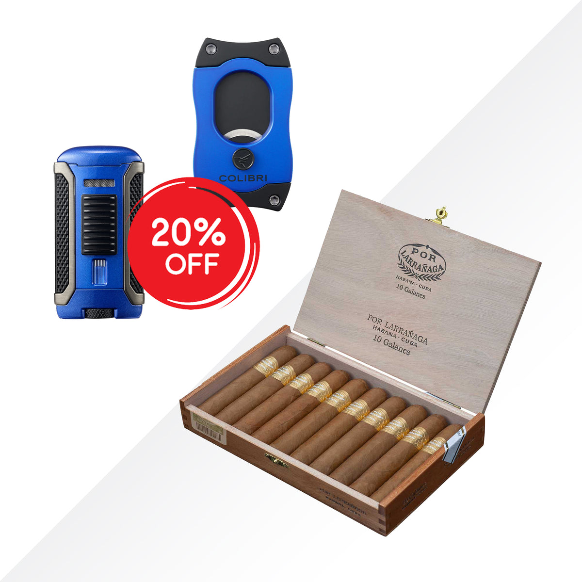 POR LARRAÑAGA GALANES COLIBRI BLUE COMBO