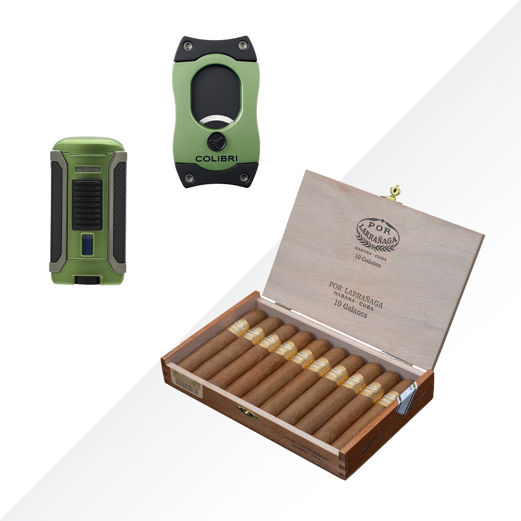 POR LARRAÑAGA GALANES COLIBRI GREEN COMBO