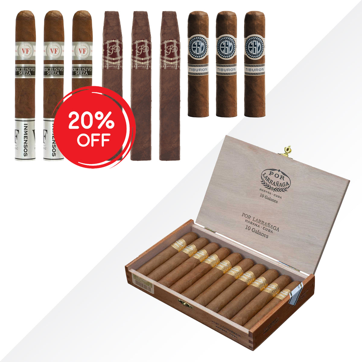 POR LARRAÑAGA GALANES + TRIS DOMINICAN COMBO