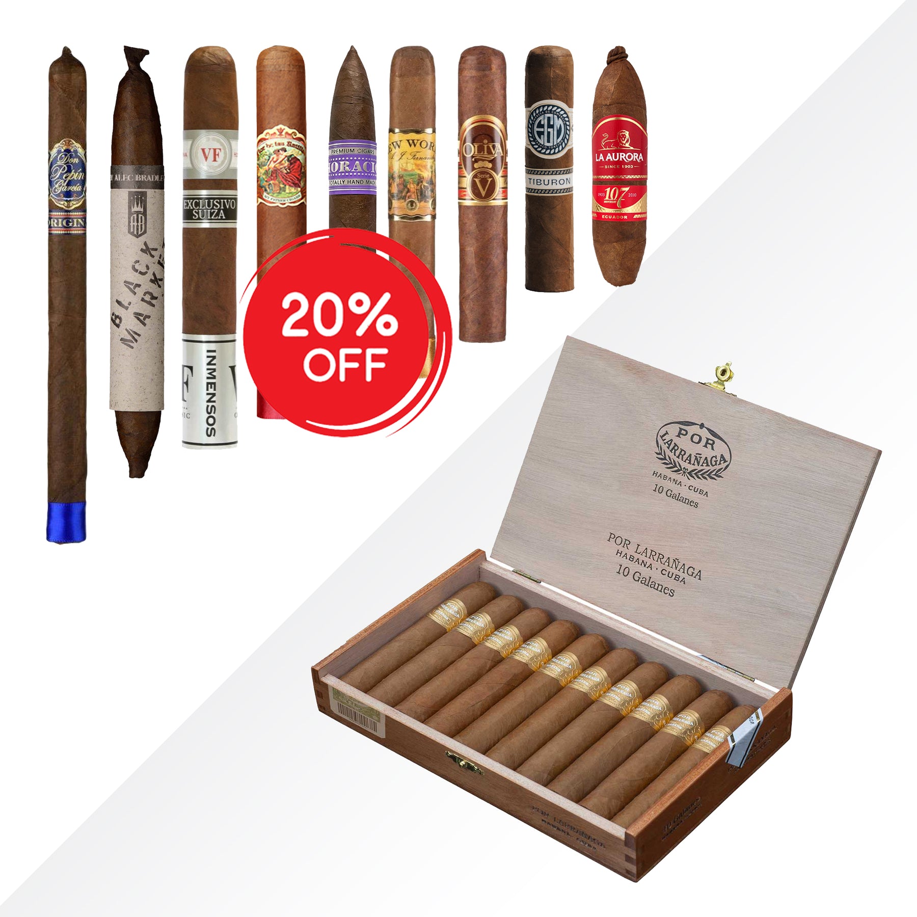 POR LARRAÑAGA GALANES + GRAND SELECTION COMBO