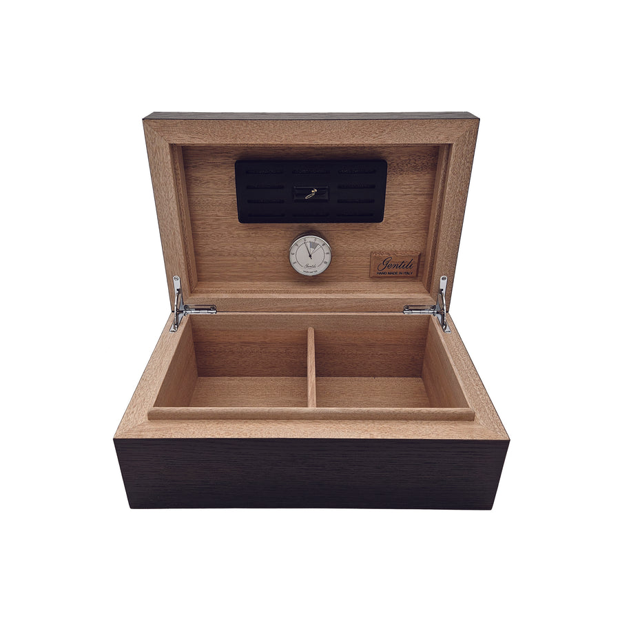 Humidor in Swamp Oak rounded corners