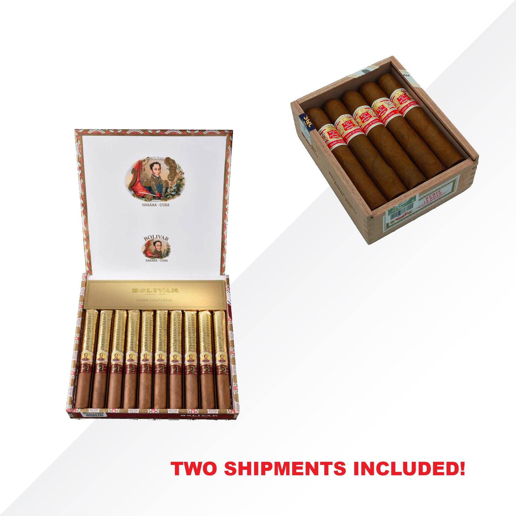 Bolivar New Gold Medal 10pcs + HdM Hoyo de Rio Seco 10pcs - COMBO