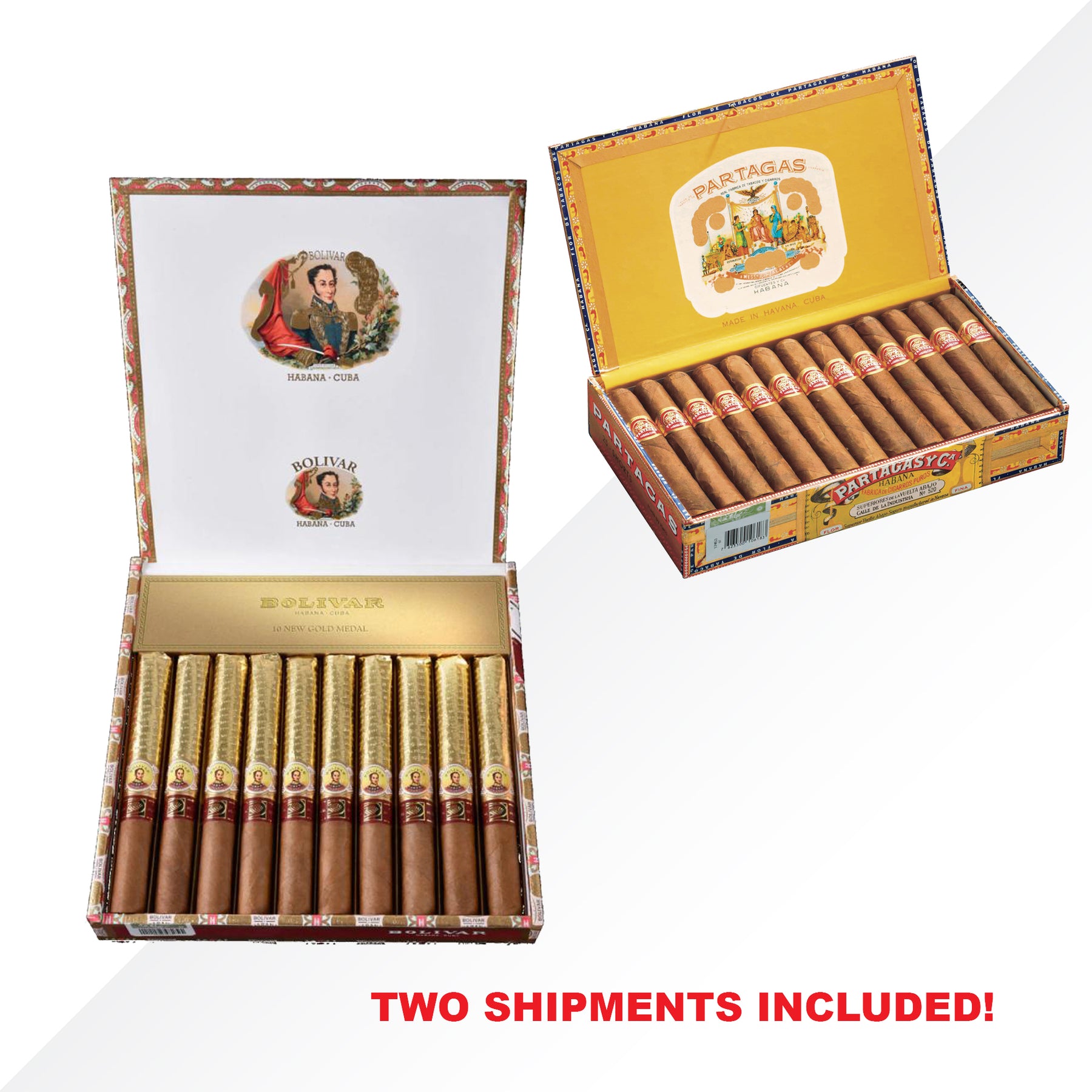 Bolivar New Gold Medal + Partagas Shorts