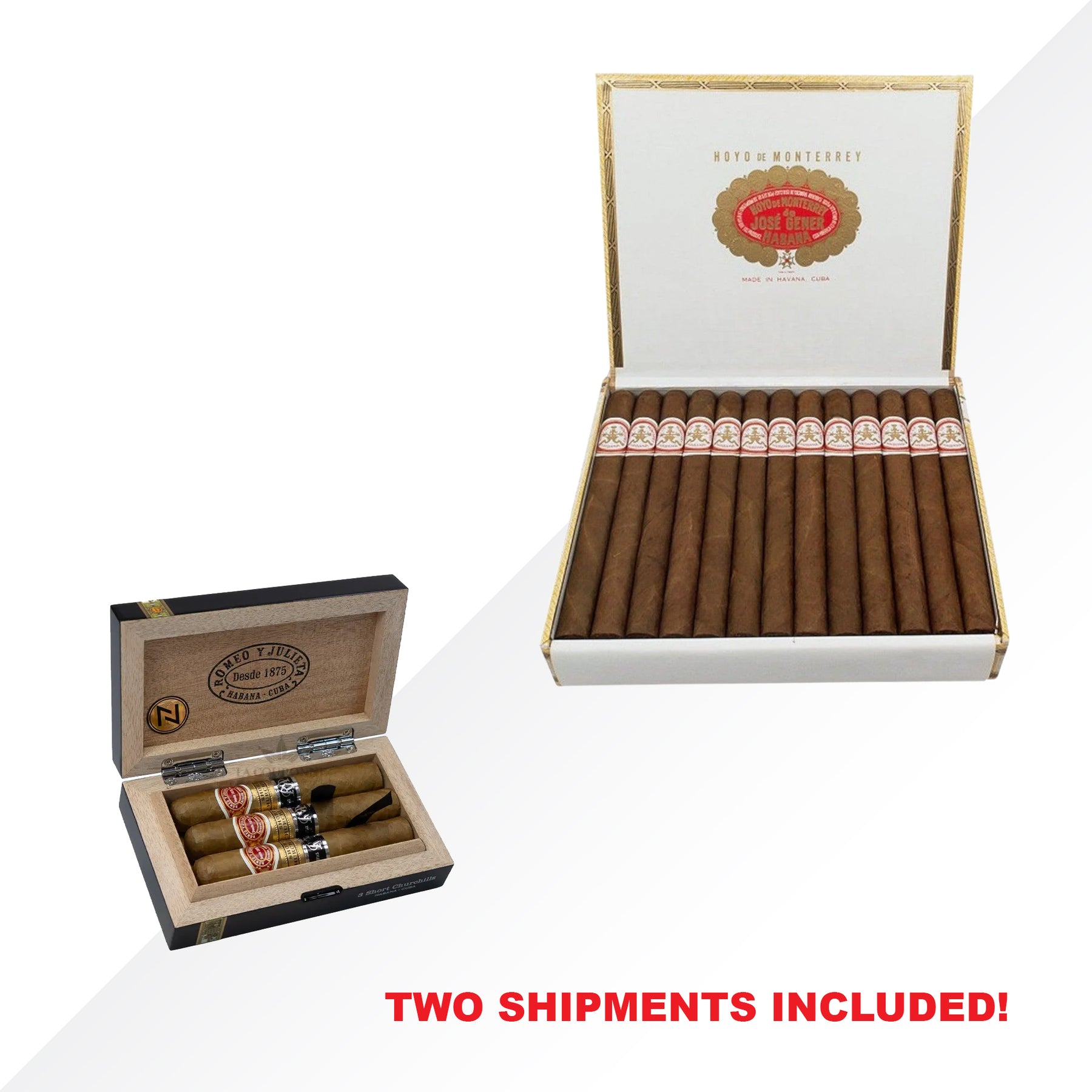 Hoyo Double Coronas 25pcs + Short Churchills Reserva 3pcs
