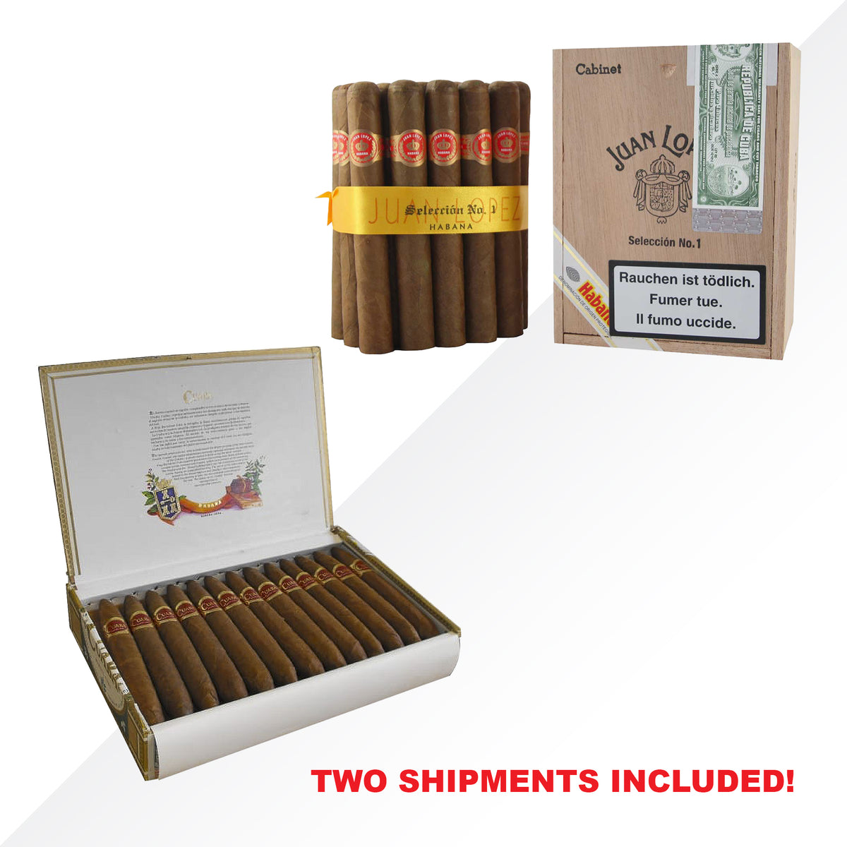 Juan Lopez No.1 + Cuaba Exclusivos COMBO