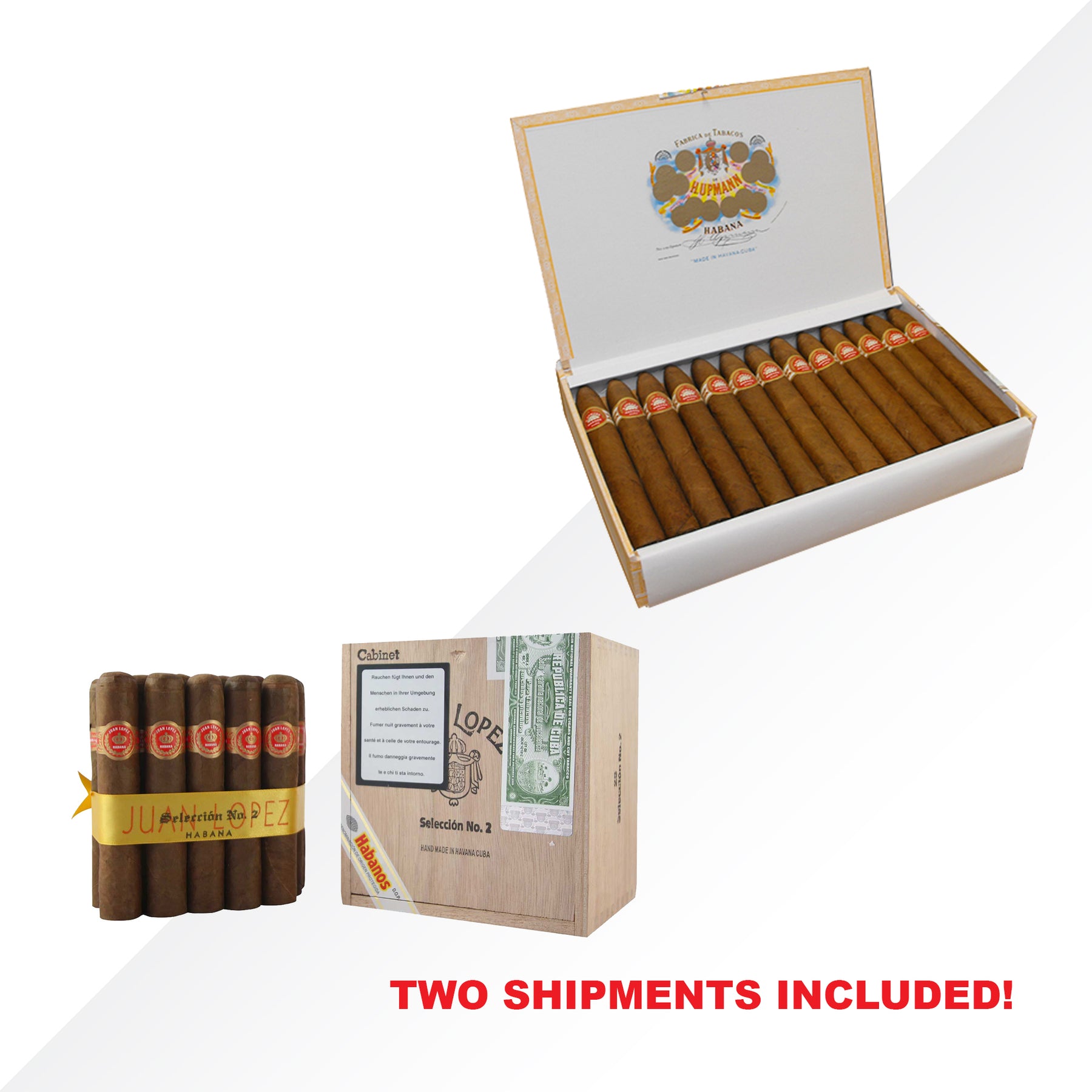 H.Upmann No.2 - Juan Lopez Seleccion No.2 COMBO