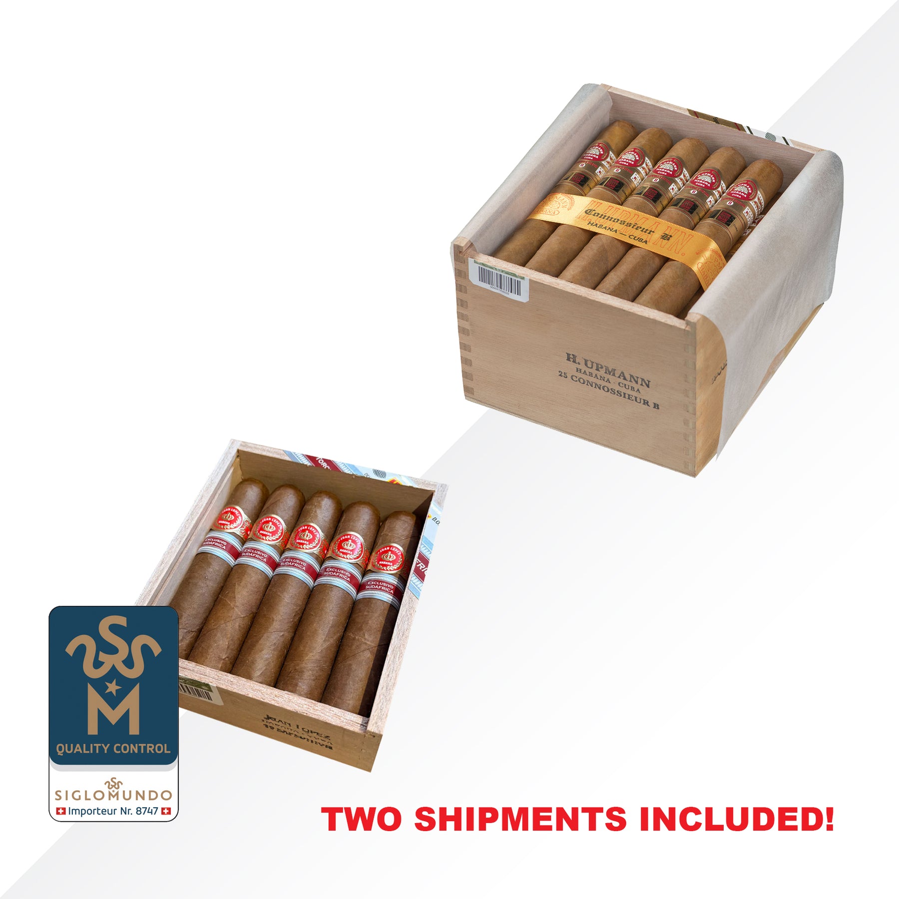 H.Upmann Connossieur B - J. Lopez Expedition RE Sudafrica COMBO