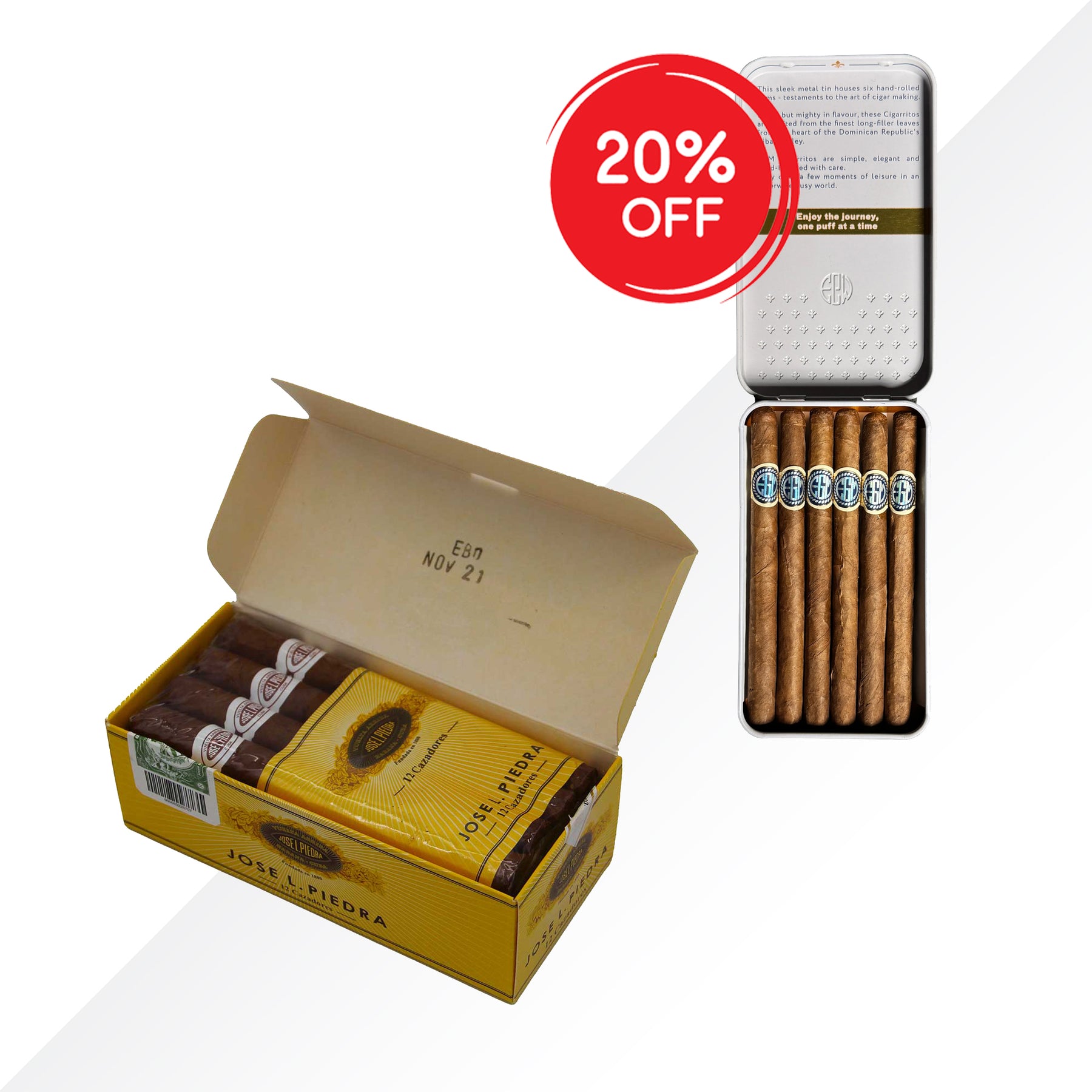 Jose L. Piedra Cazadores - EGM Cigarritos COMBO