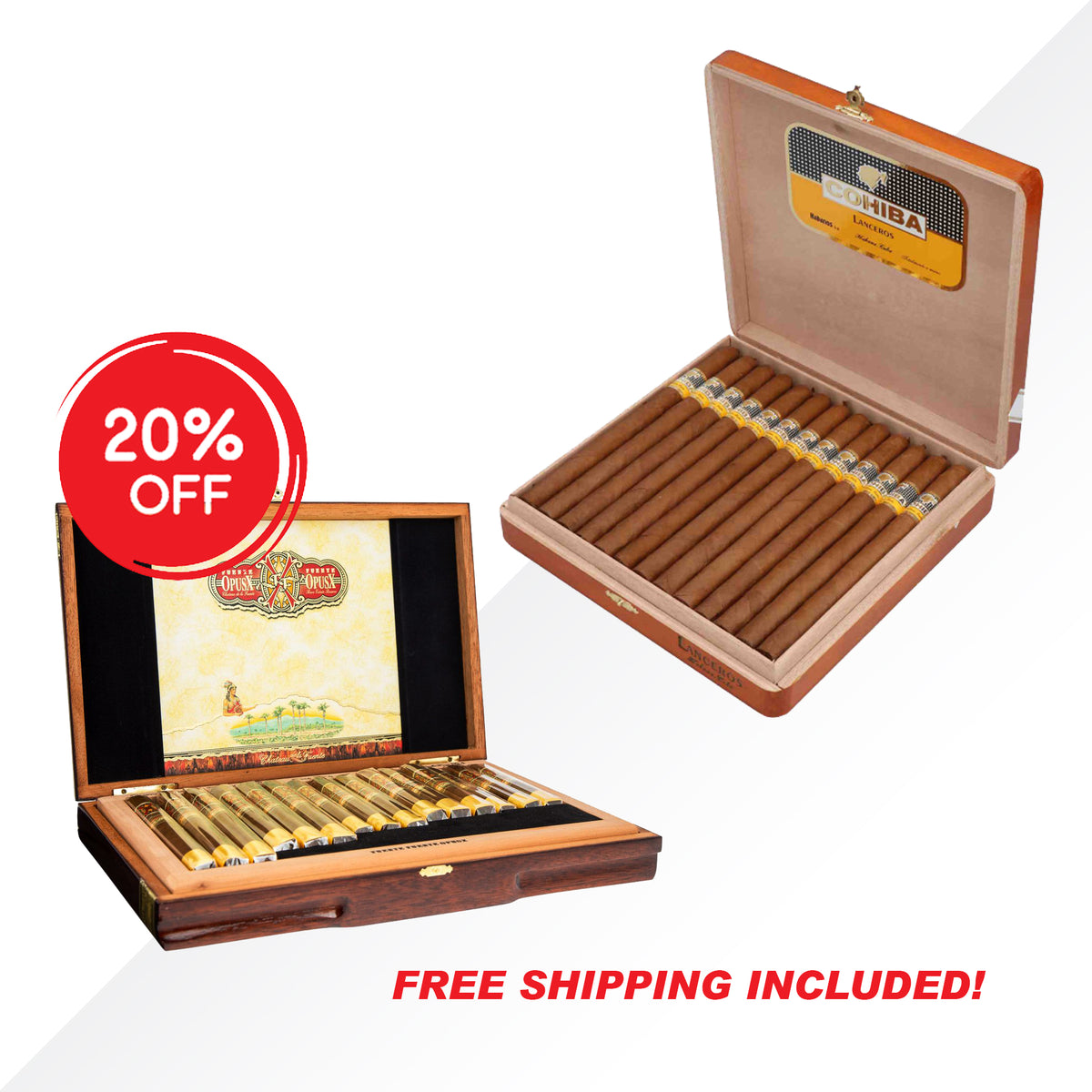 COHIBA LANCERO + FUENTE OPUS X SAMPLER COMBO