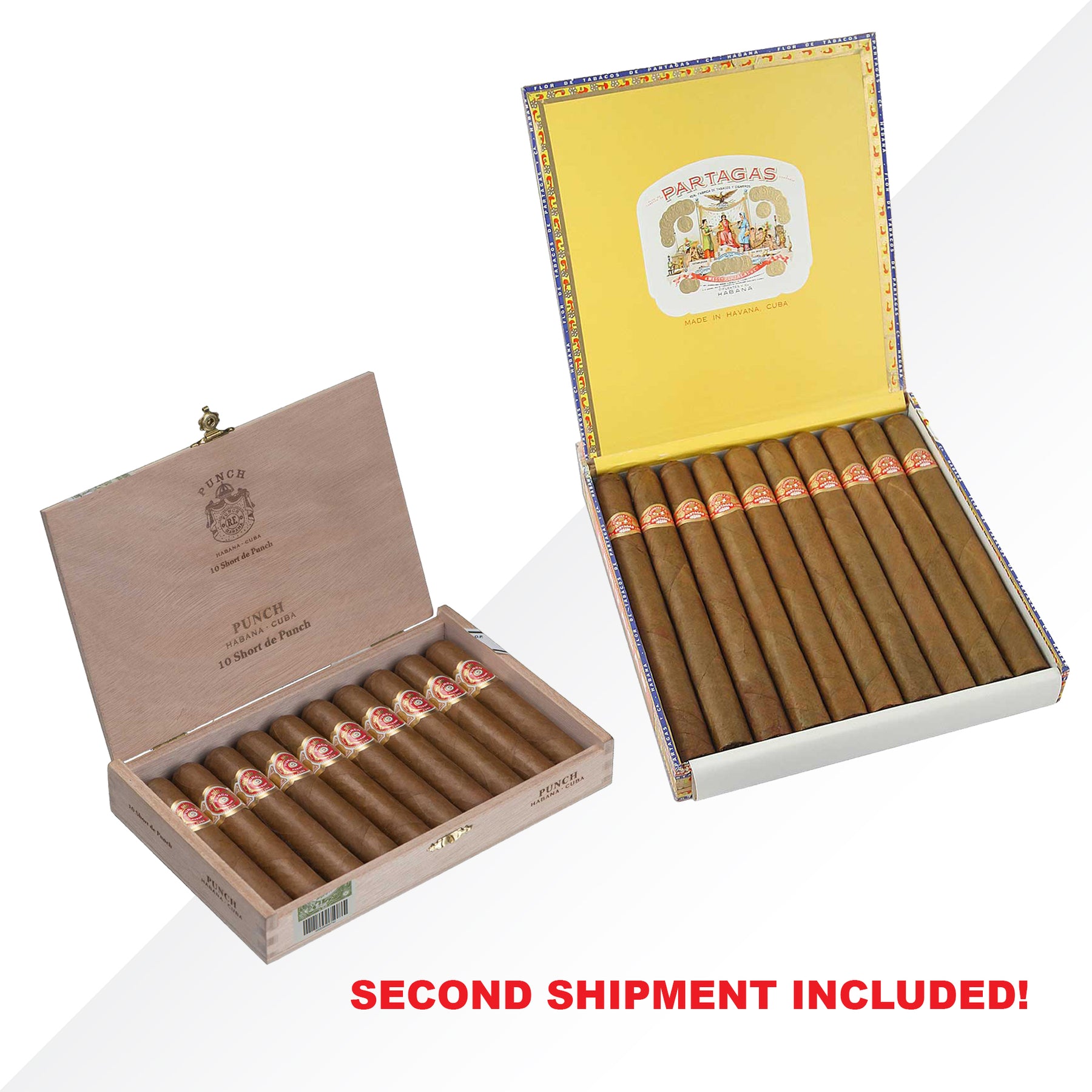 Partagas Lusitanias 10pcs + Short de Punch