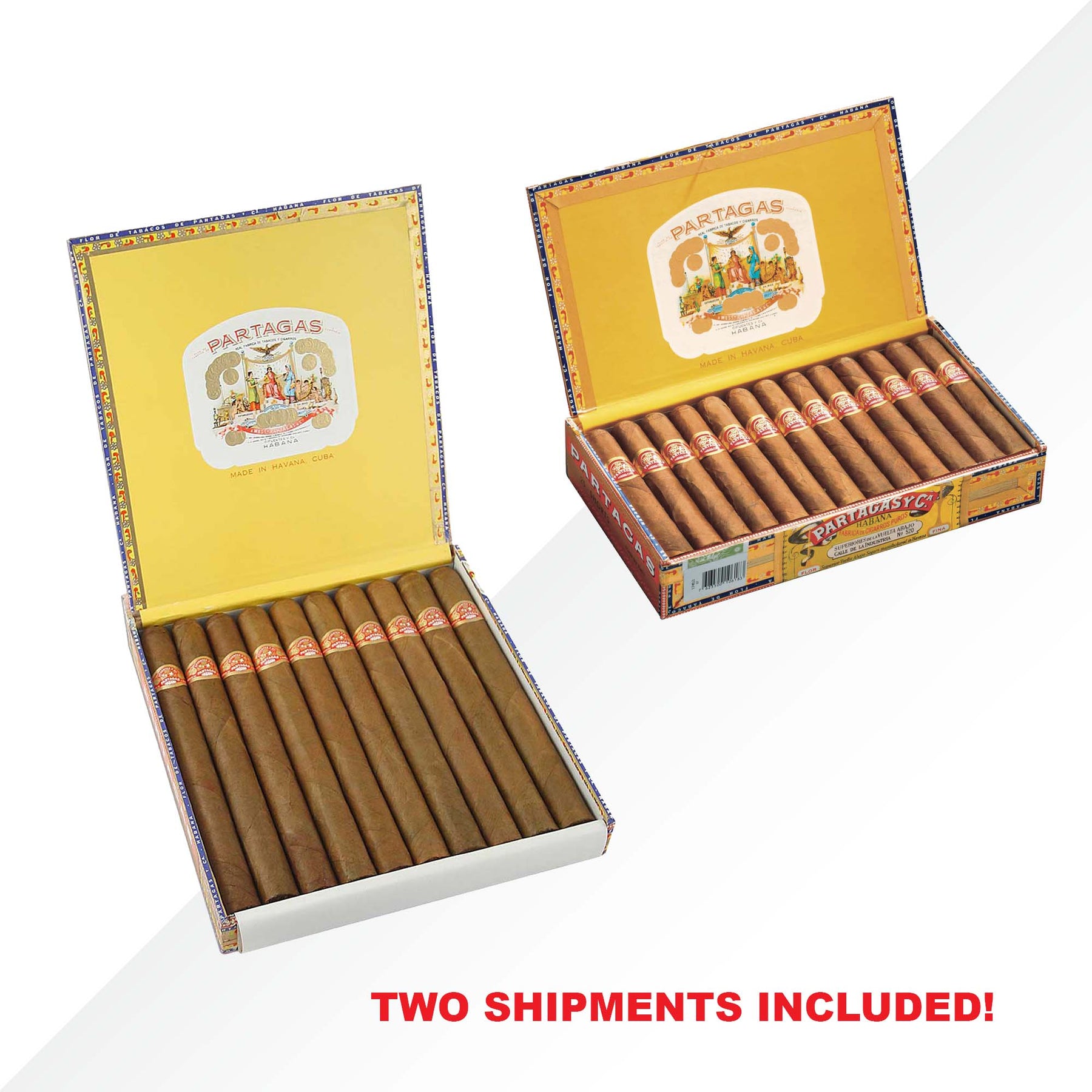 Lusitanias 10pcs + Partagas Shorts 25pcs COMBO