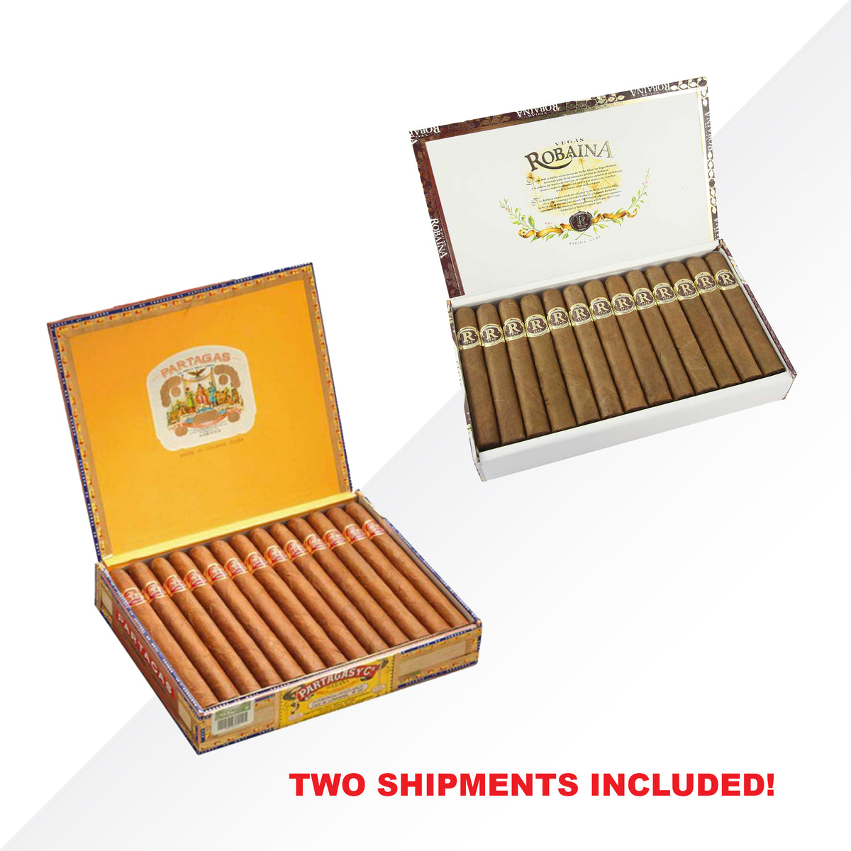 Partagas Lusitanias 25pcs + VR Famosos 25pcs - COMBO