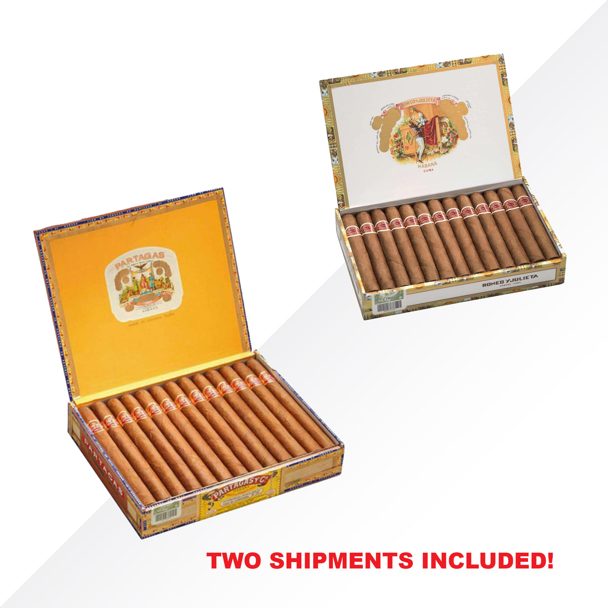 Partagas Lusitanias 25pcs + Romeo Mille Fleurs 25pcs COMBO