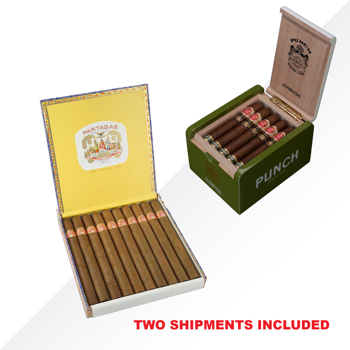Partagas Lusitanias - Punch Princesas COMBO