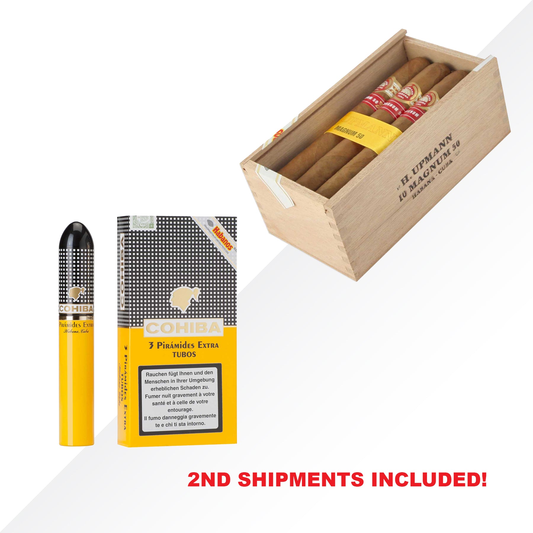 Magnum 50 10pcs + Piramides Extra AT 3pcs COMBO
